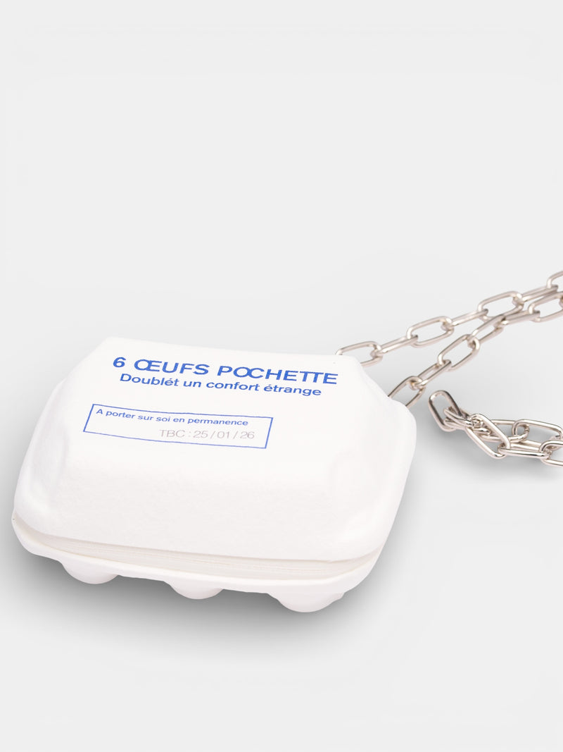 DOUBLET White Trompe L'oeil Egg Bag | H.Lorenzo - detail 1
