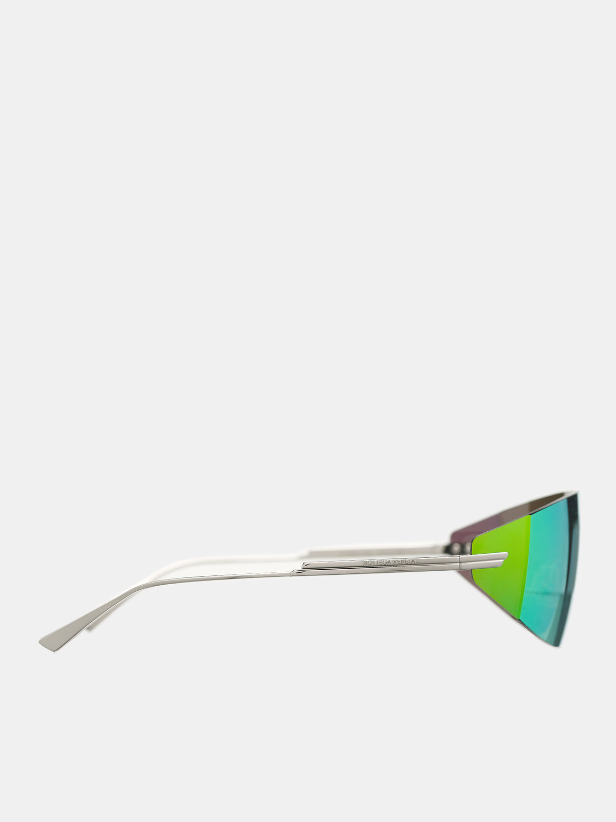 Futuristic Shield Sunglasses (791652V4450-1427-SILVER-SILVER)