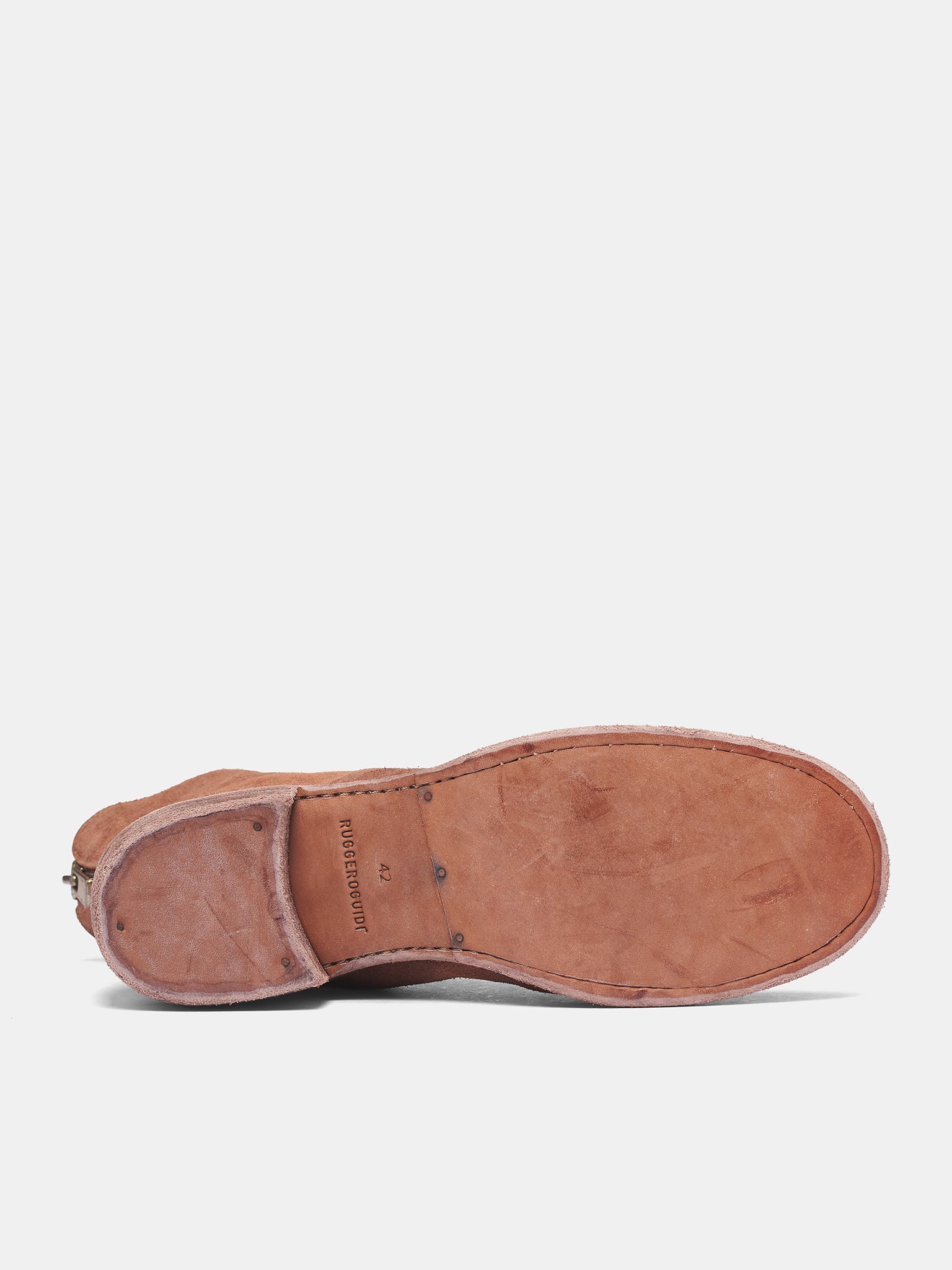 Brown 796Z Reverse Horse Leather Boots (796Z-HORSE-REVERSE-CV174T-BROW)