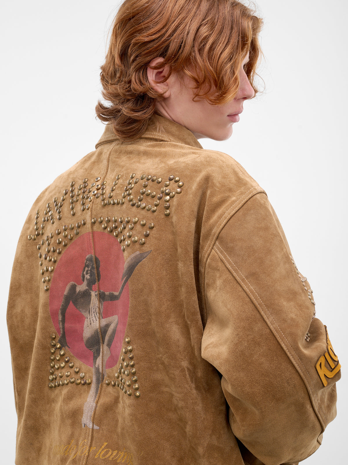 Sunset Blvd. Sponsored Suede Jacket (7U007Q1010TAN-TAN)