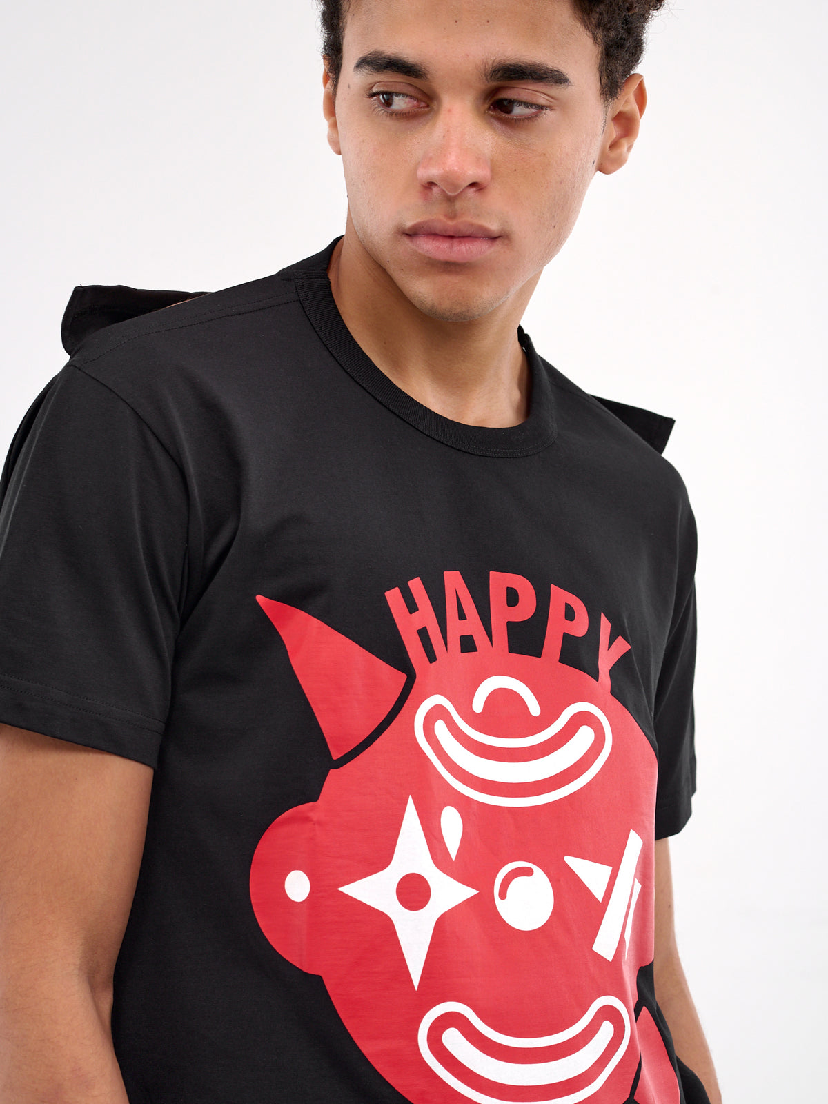 Happy Sad Graphic Tee (8002-CC34-BLACK)