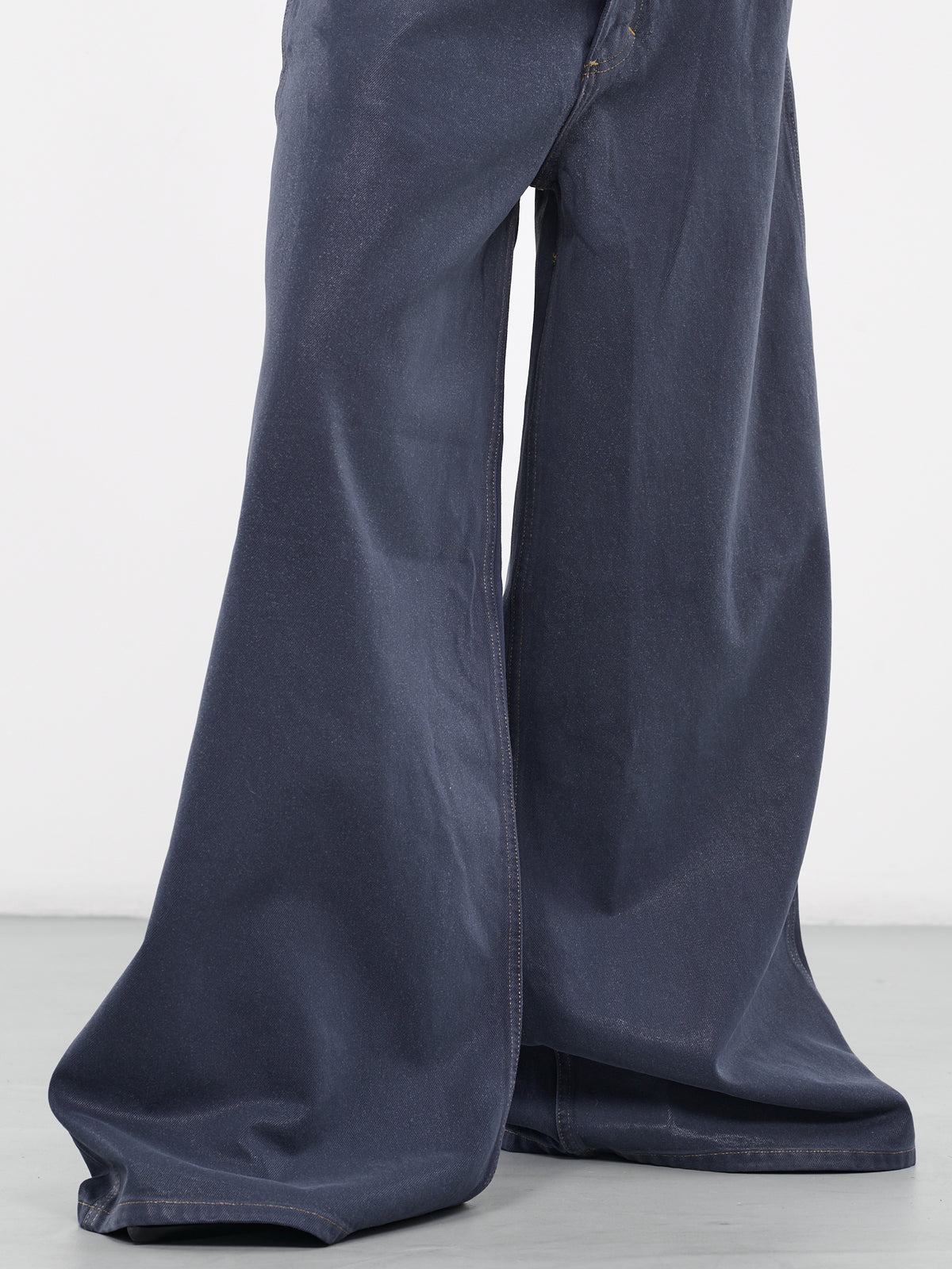Ultra Wide Coated Jeans (8023-EL-C-COATED-INDIGO)