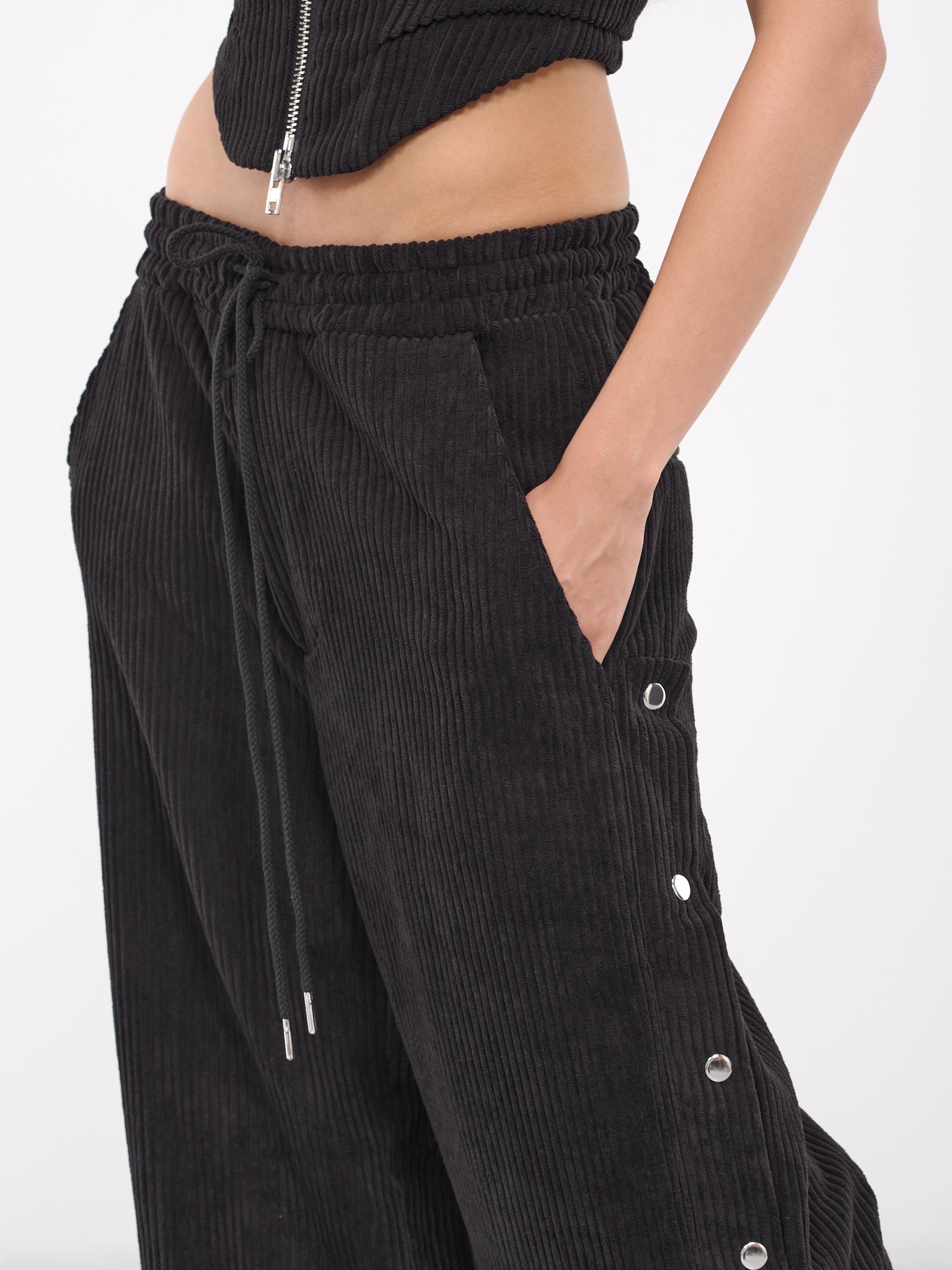 Cord Snap Trousers (8028-EL-S-SOOT)