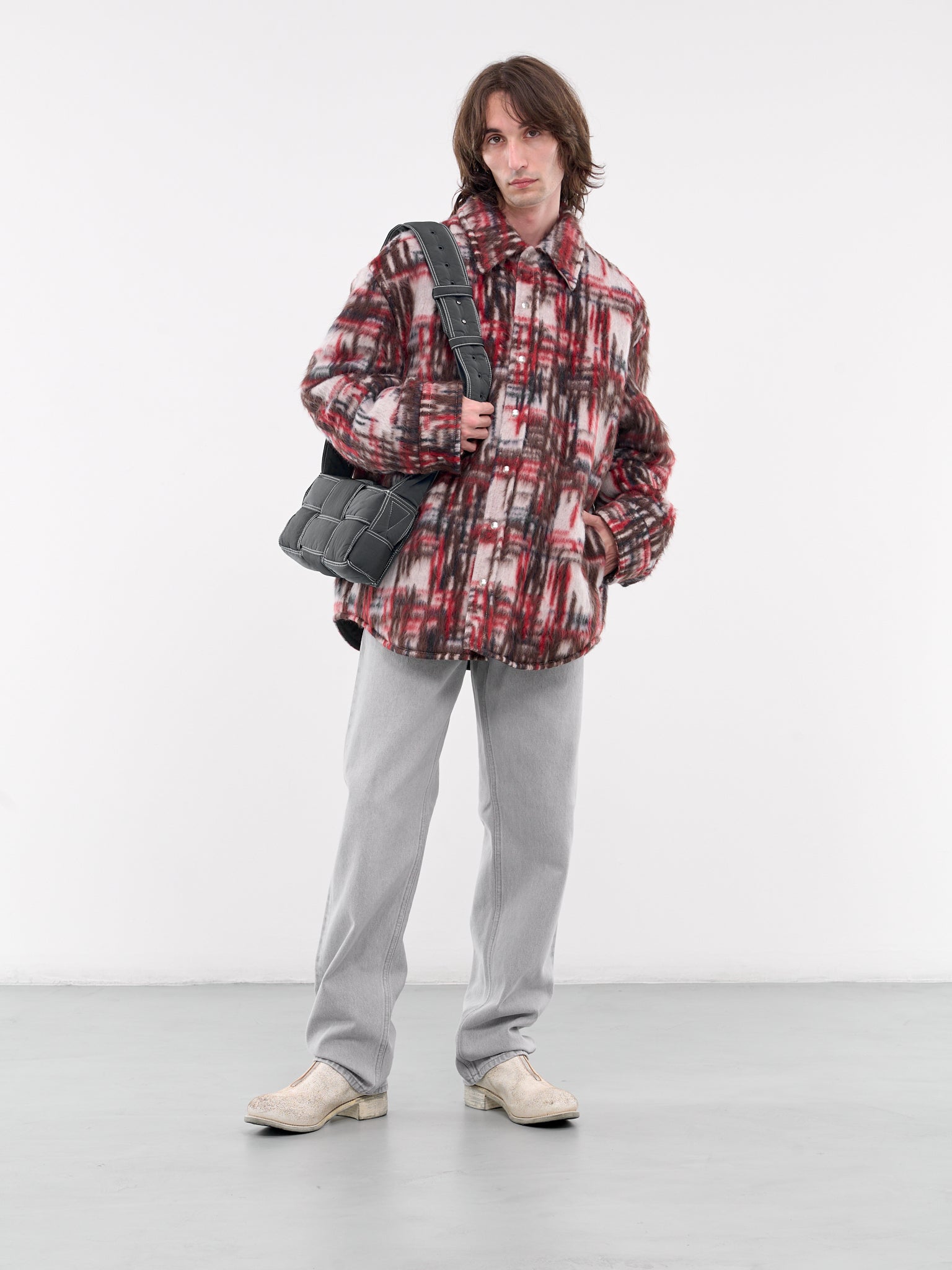 Washed Denim Jeans (710238V4LP0-1493-LIGHT-GREY)