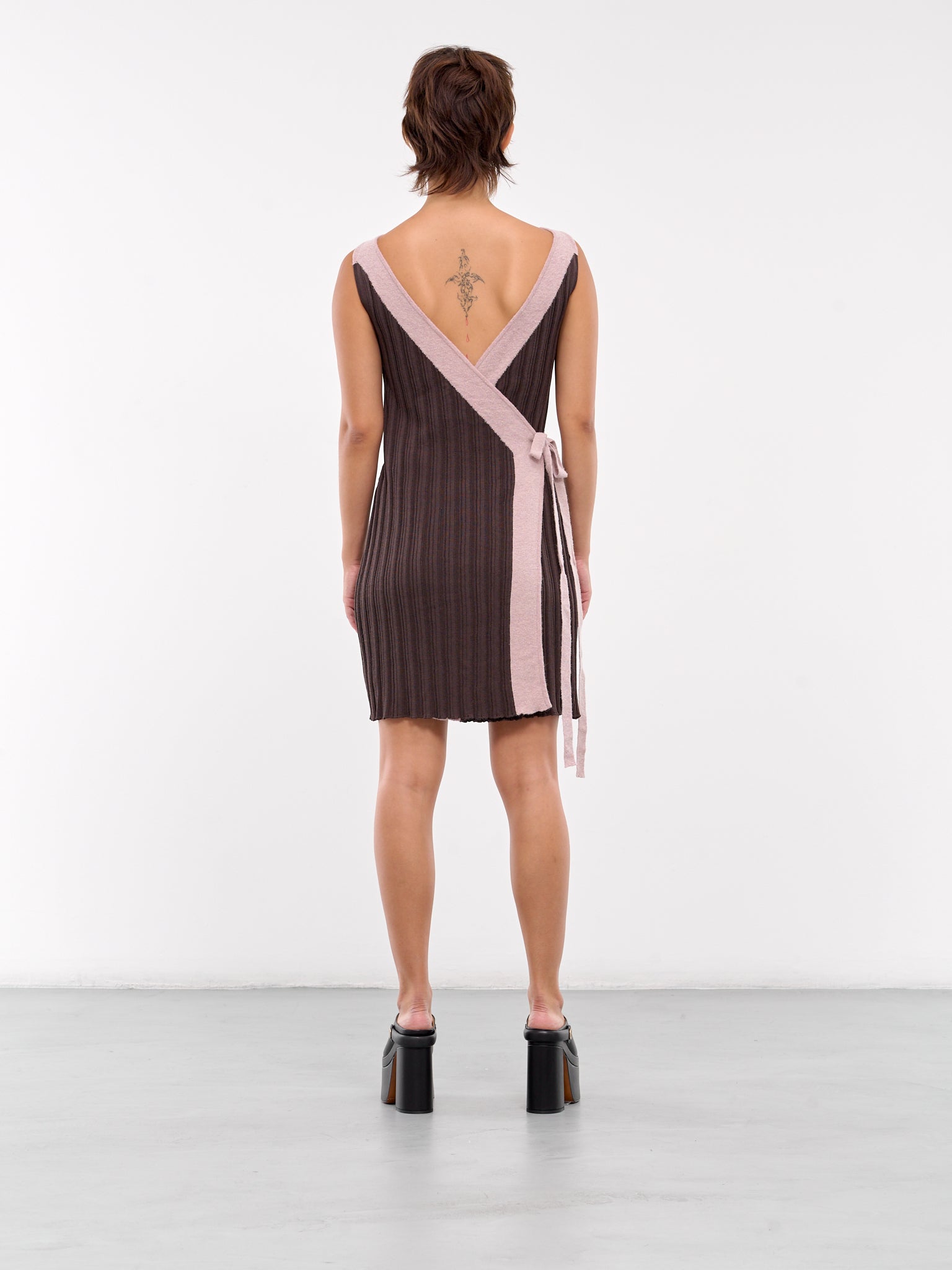 ECKHAUS LATTA | H.Lorenzo|Rib Knit Dress (8085-EL-F-FOSSIL), S / FOSSIL ECKHAUS LATTA | H.Lorenzo|Rib Knit Dress (8085-EL-F-FOSSIL), S / FOSSIL