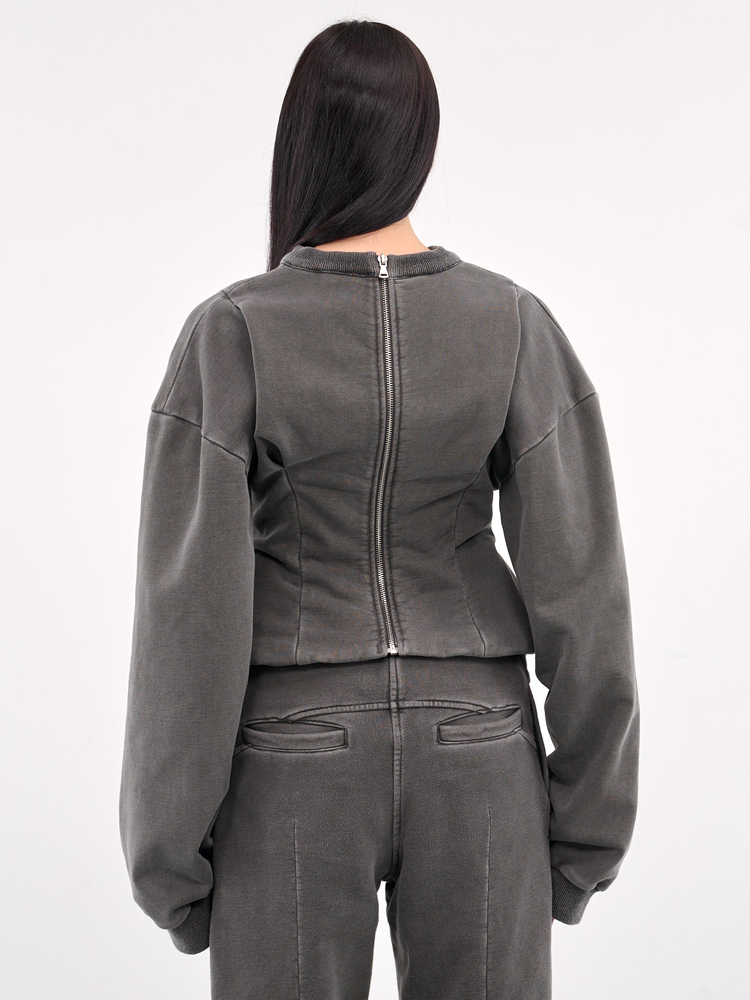 Corset Crewneck (809-712-MODIFIED-BLACK)