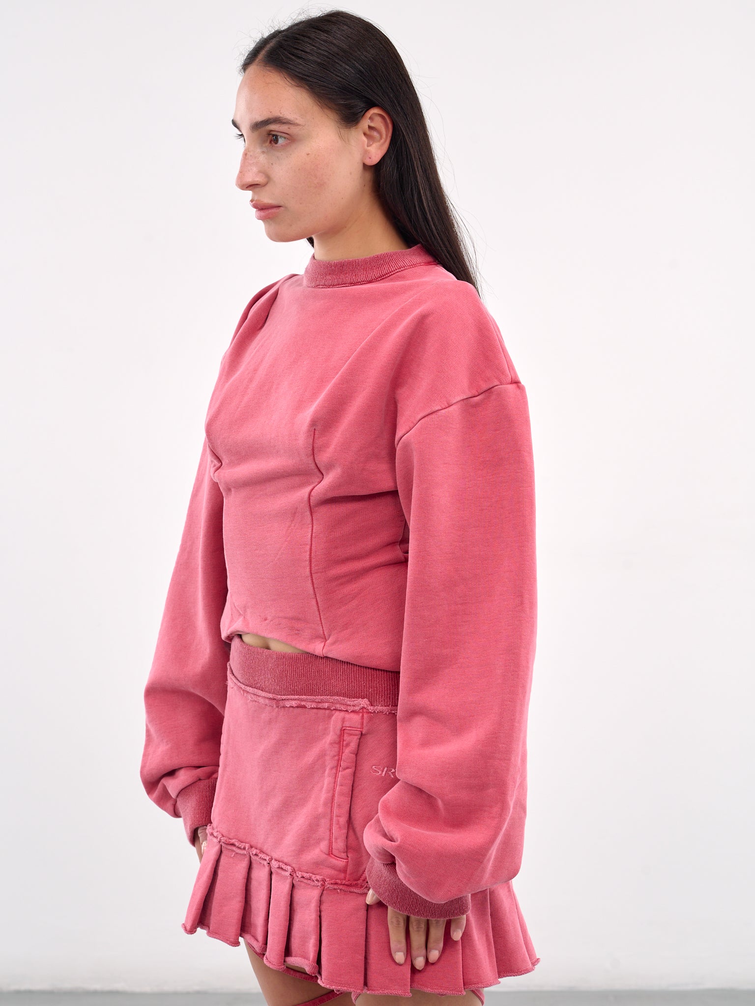Corset Crewneck (809-712-MODIFIED-RED)
