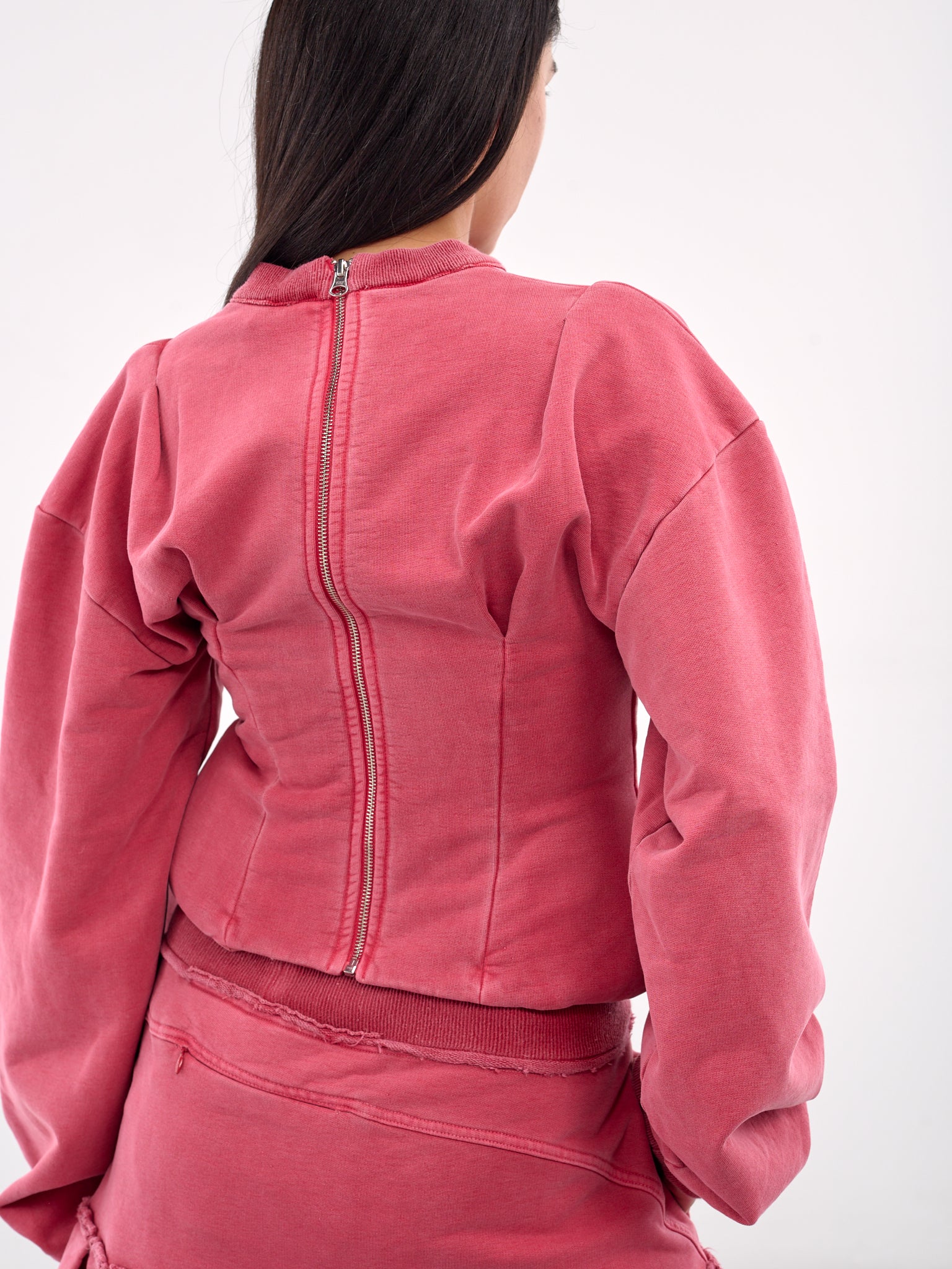 Corset Crewneck (809-712-MODIFIED-RED)