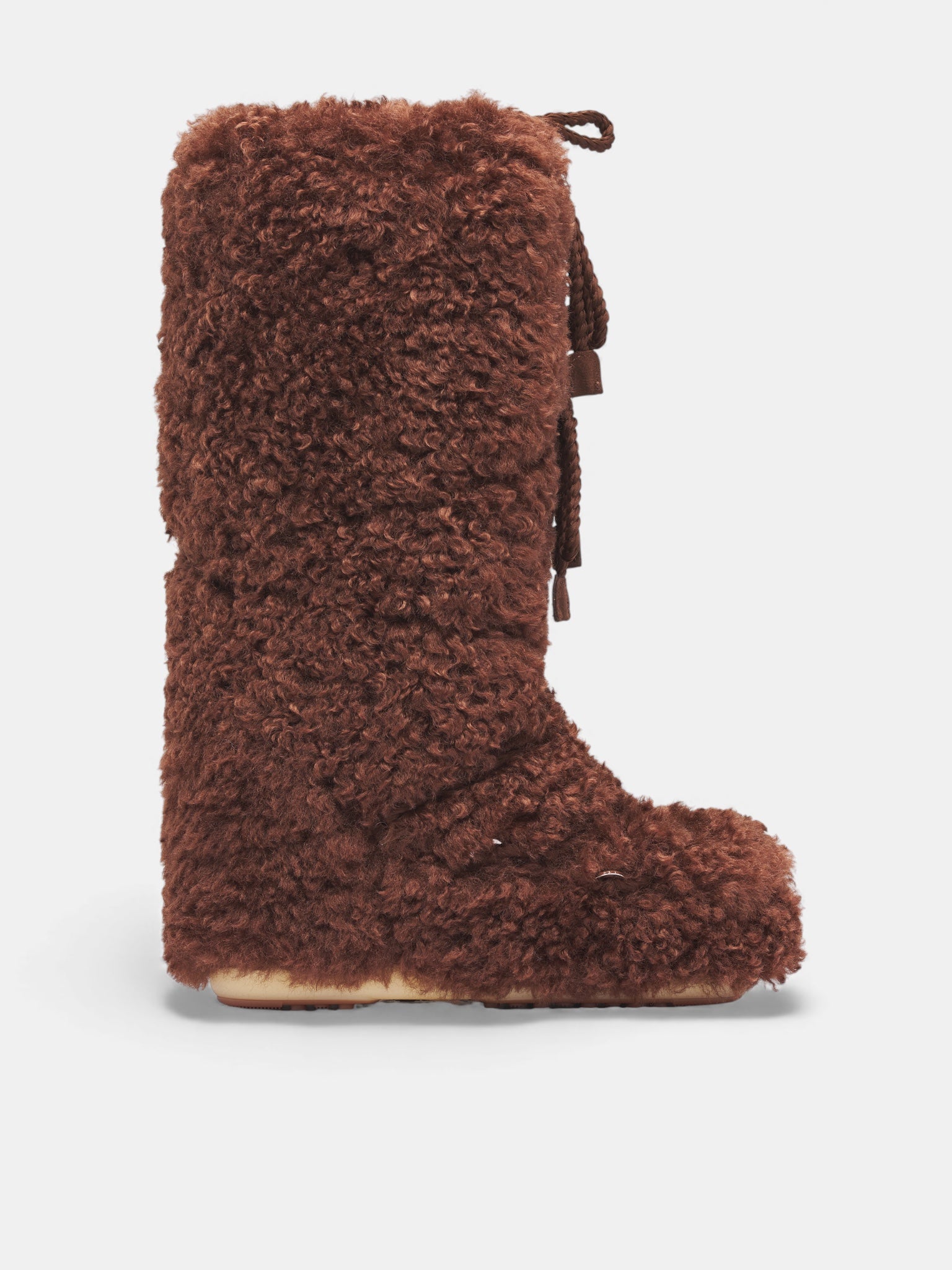 Brown Icon Curly Extra Boots (80D1403070-M010-DARK-BROWN