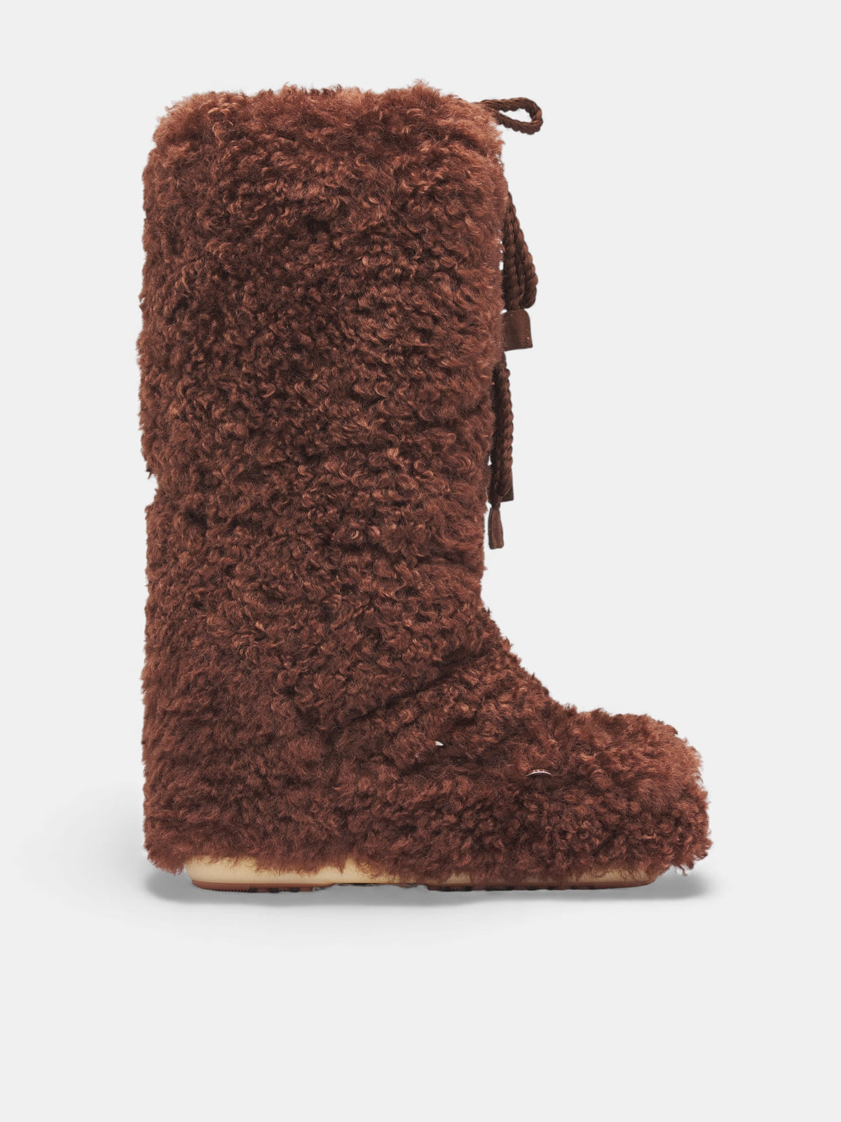 Brown Icon Curly Extra Boots (80D1403070-M010-DARK-BROWN