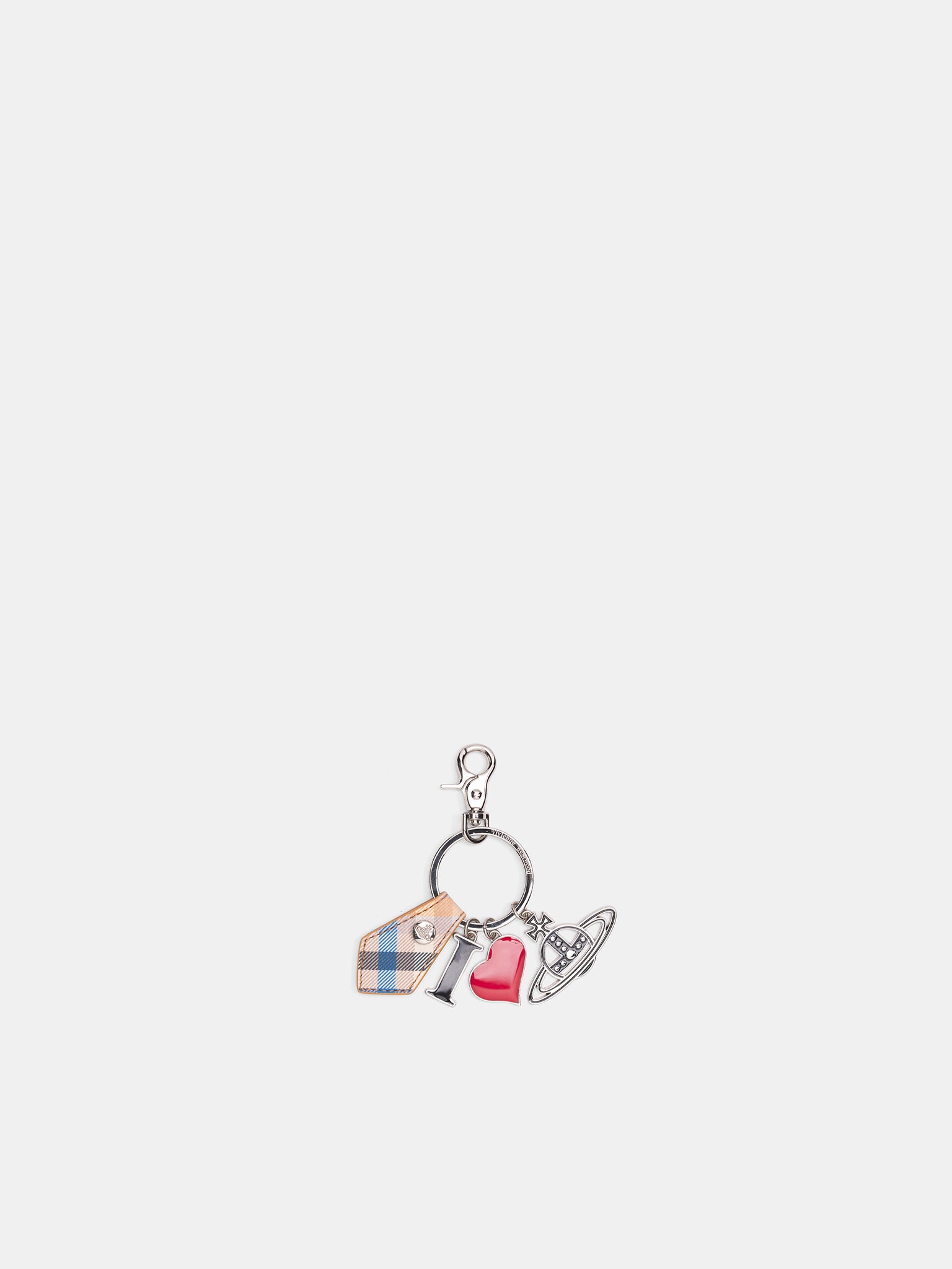 I Love Orb Keyring (8203011EU-S001S-HEATHER-PLAID)