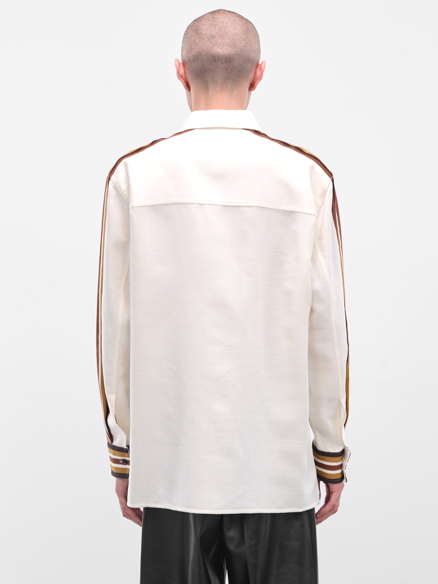 BOTTEGA VENETA Stripe Sleeve Shirt | H.Lorenzo - back