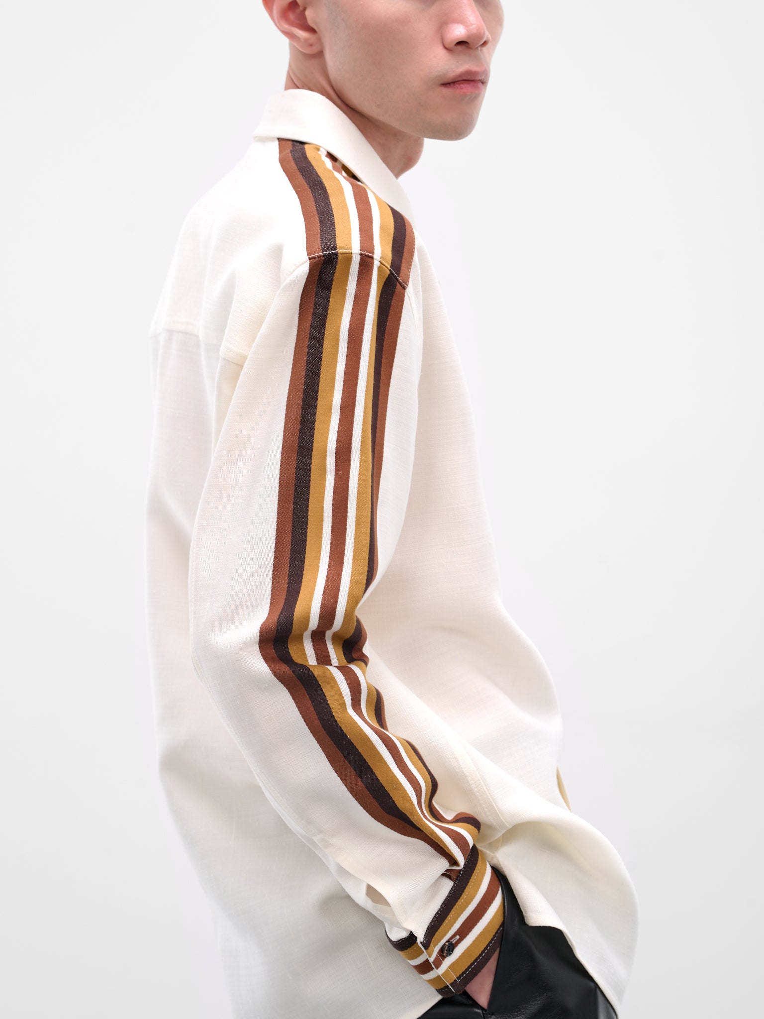 BOTTEGA VENETA Stripe Sleeve Shirt | H.Lorenzo - detail 2