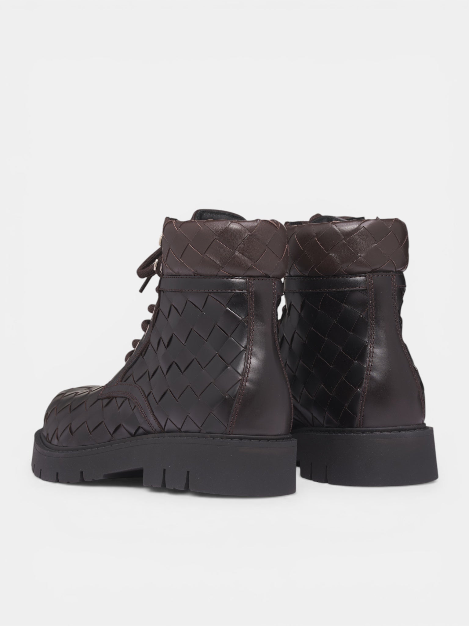 Intrecciato Lambskin Ankle Boots (837876V2WTA-2113-METAL-LOLLIPO)
