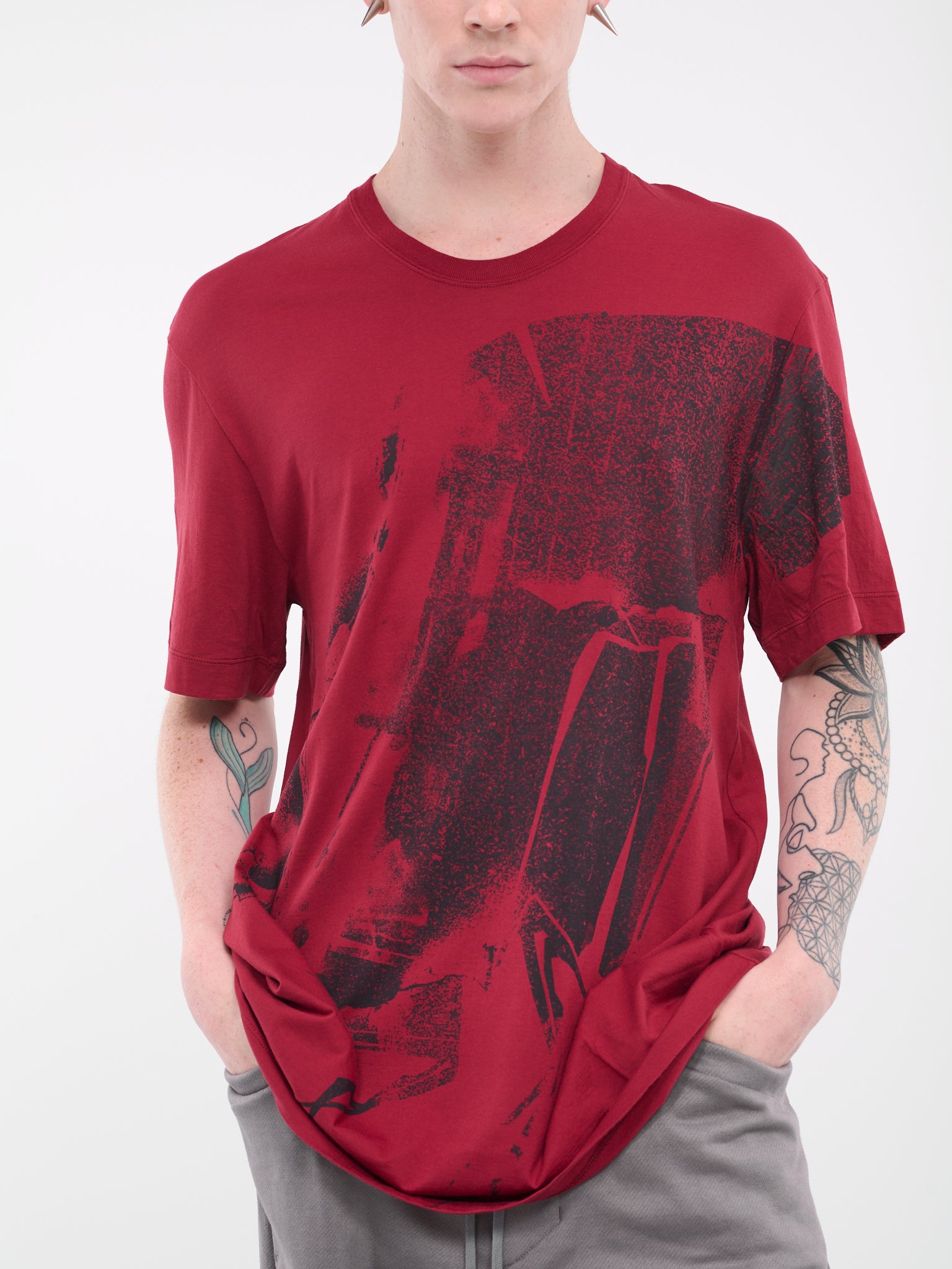 Graphic Jersey T-Shirt (837CPM3-RED)