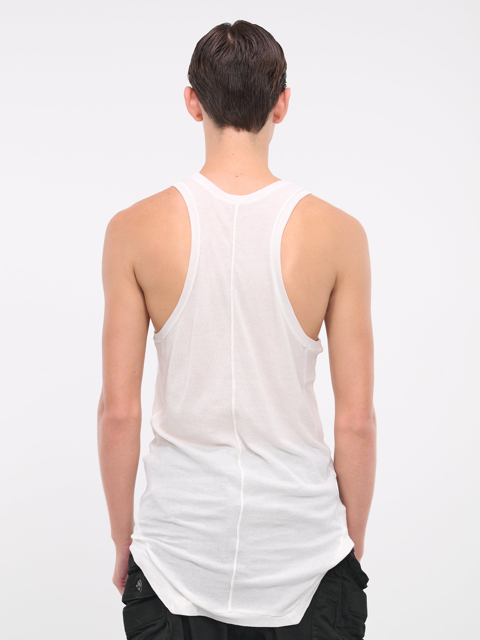 Seam Chiffon Tank (837CUM9-OFF-WHITE)