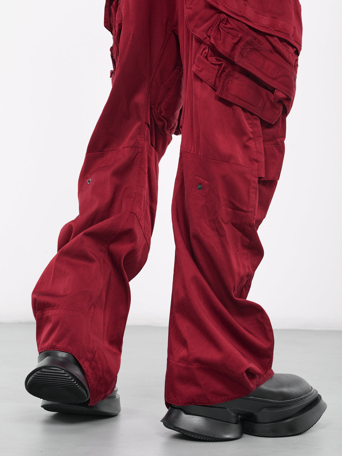 Edge Seam Gas Mask Cargo Pants (837PAM12-RED)