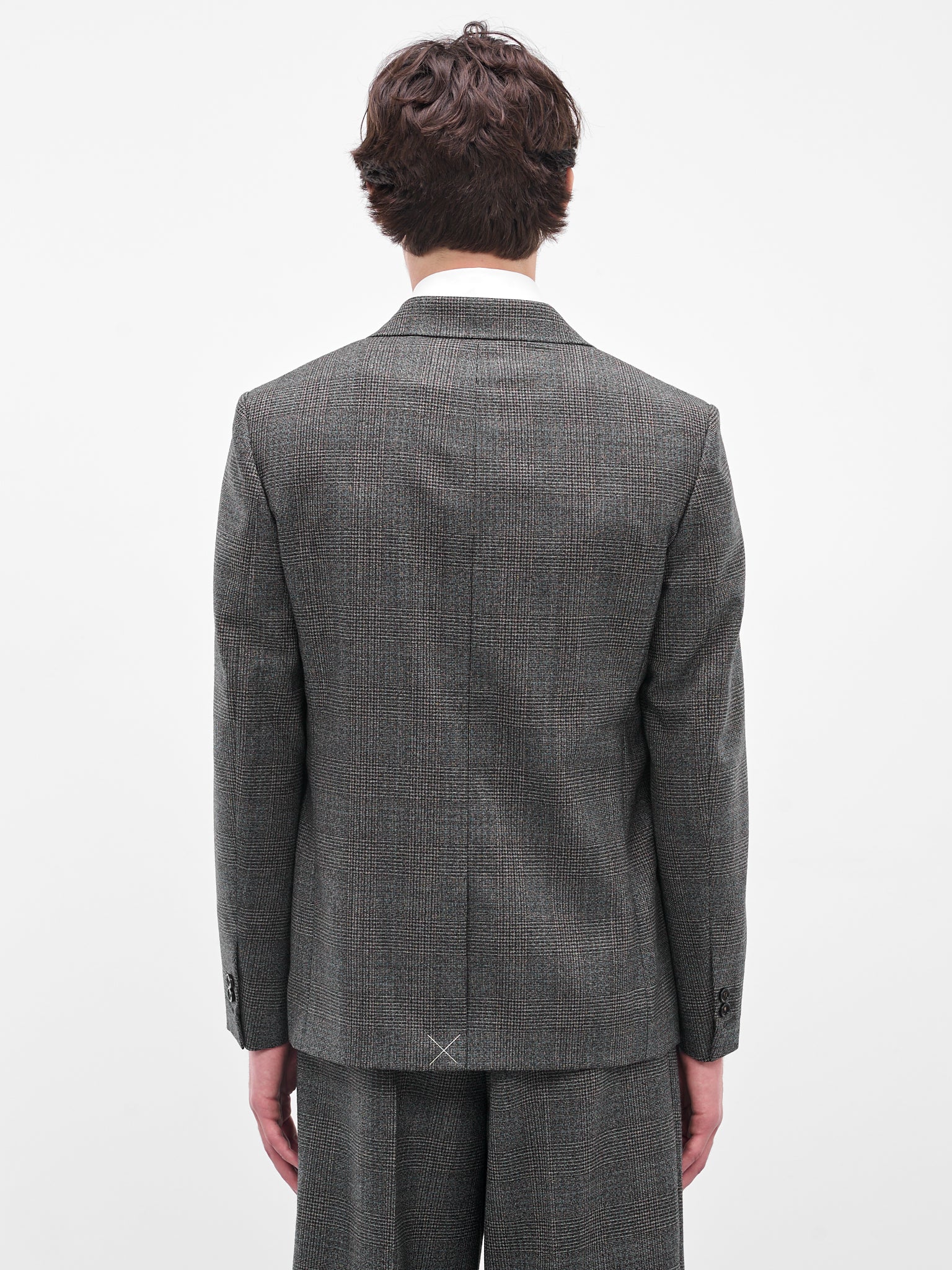 Gray Prince Of Wales Blazer (841512V5P60-1071-BLACK-CHALK-B)