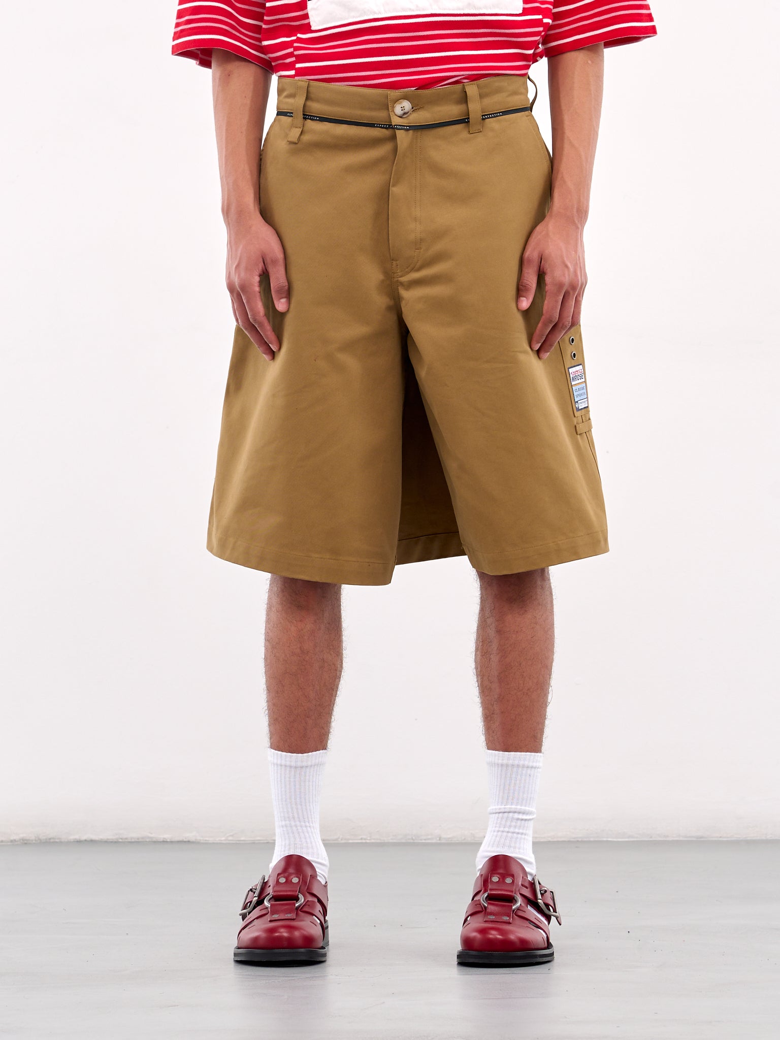Wide Leg Shorts (841WP02707-BEIGE)