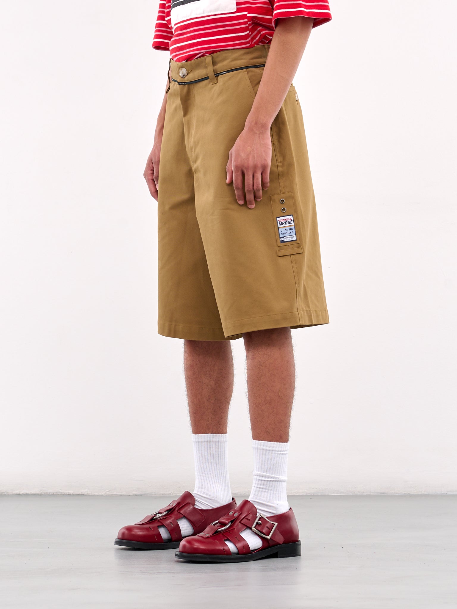 Wide Leg Shorts (841WP02707-BEIGE)