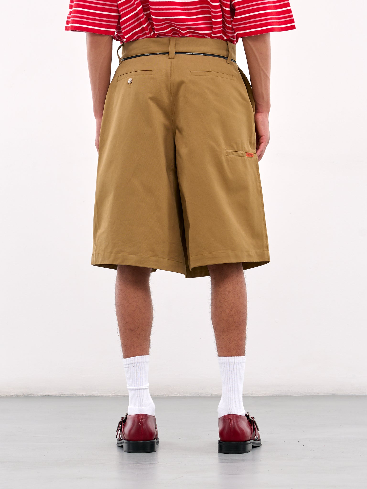 Wide Leg Shorts (841WP02707-BEIGE)