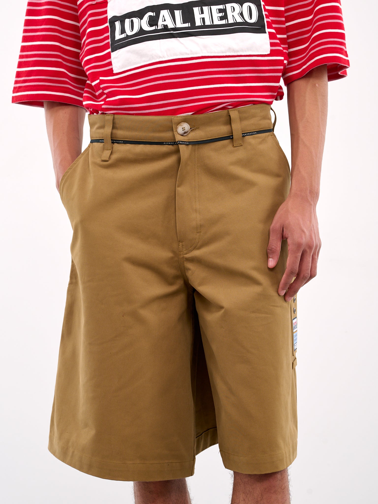 Wide Leg Shorts (841WP02707-BEIGE)