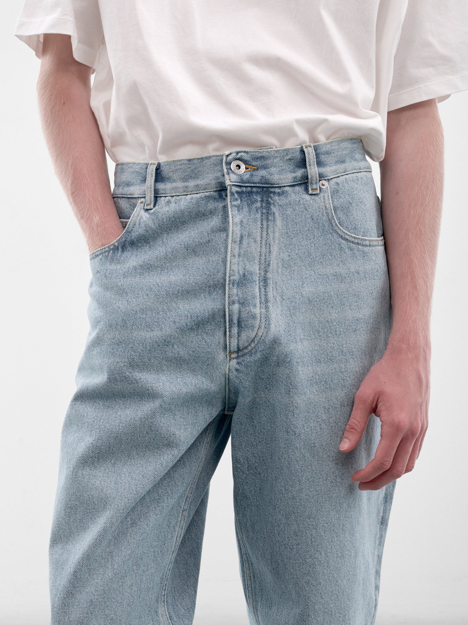 Blue Denim Wide Leg Jeans (859749749V69R0-4946-LIGHT-BLEA)