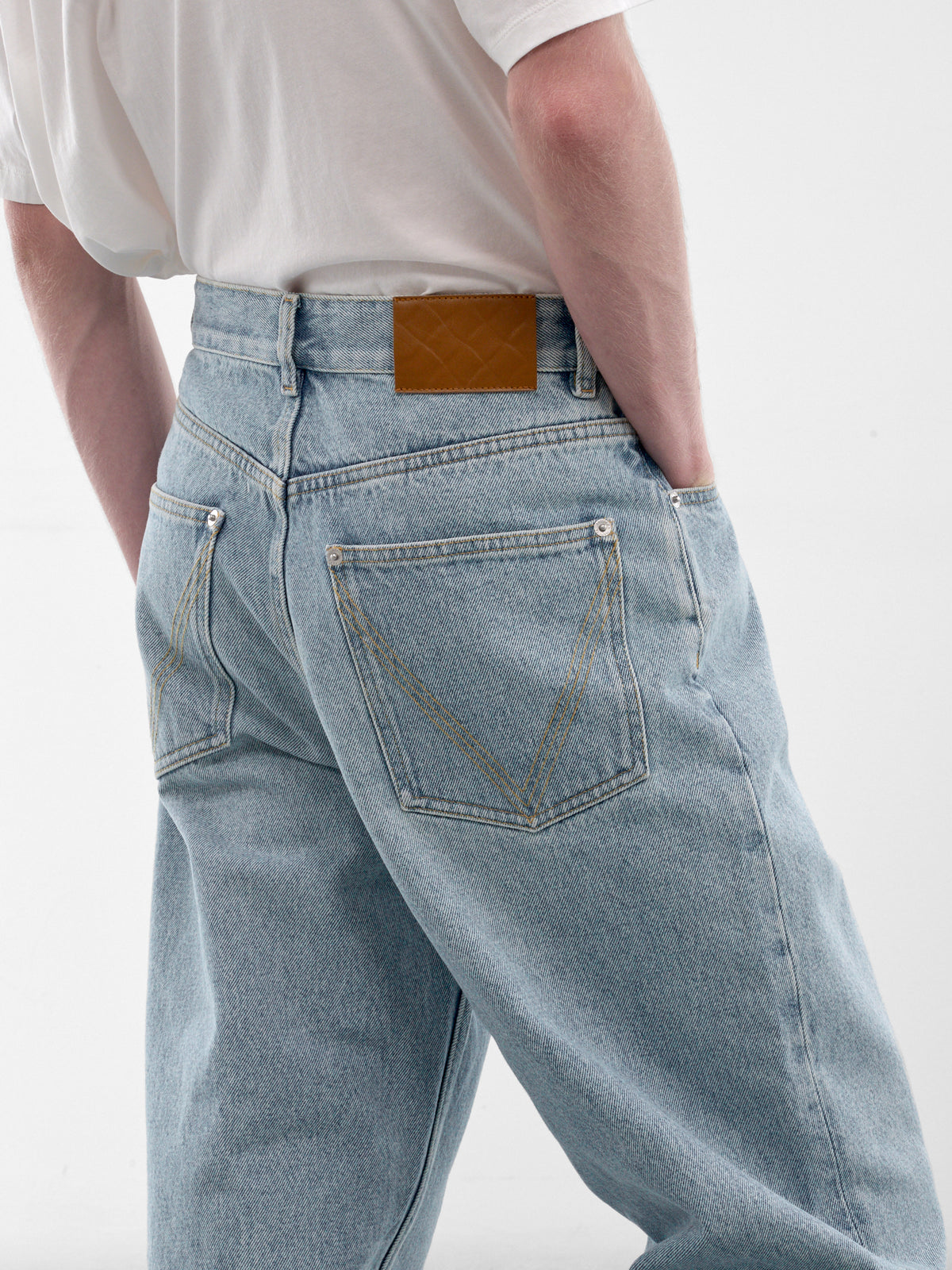 Blue Denim Wide Leg Jeans (859749749V69R0-4946-LIGHT-BLEA)