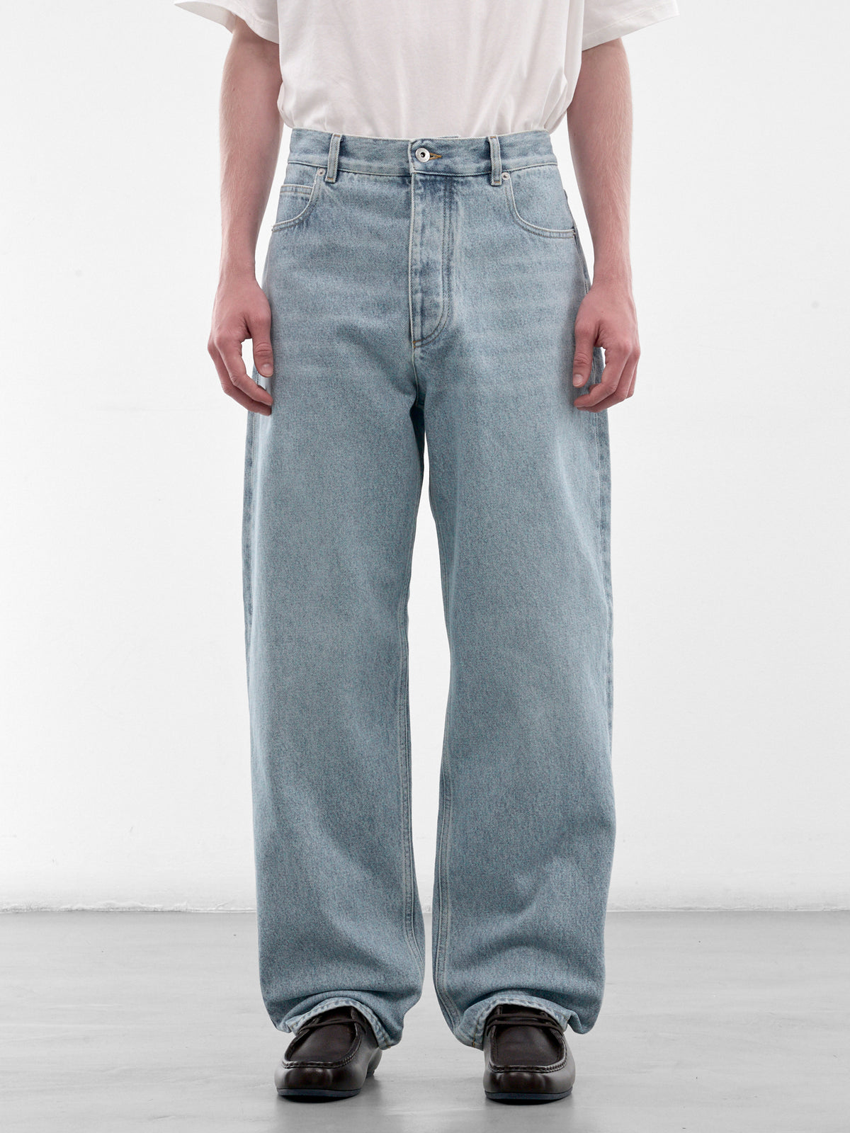 Blue Denim Wide Leg Jeans (859749749V69R0-4946-LIGHT-BLEA)