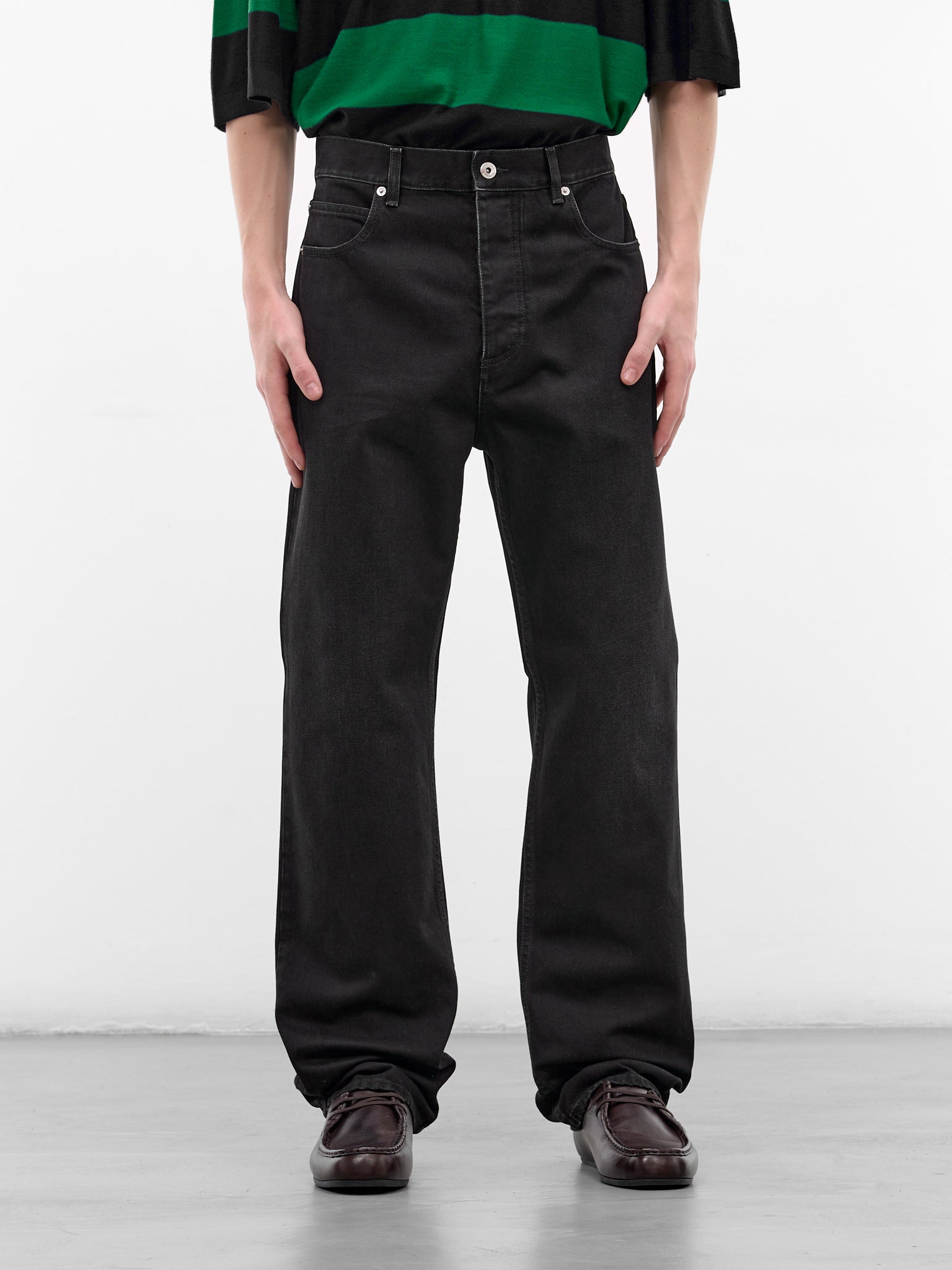 BOTTEGA VENETA Wide Leg Jeans | H.Lorenzo - front