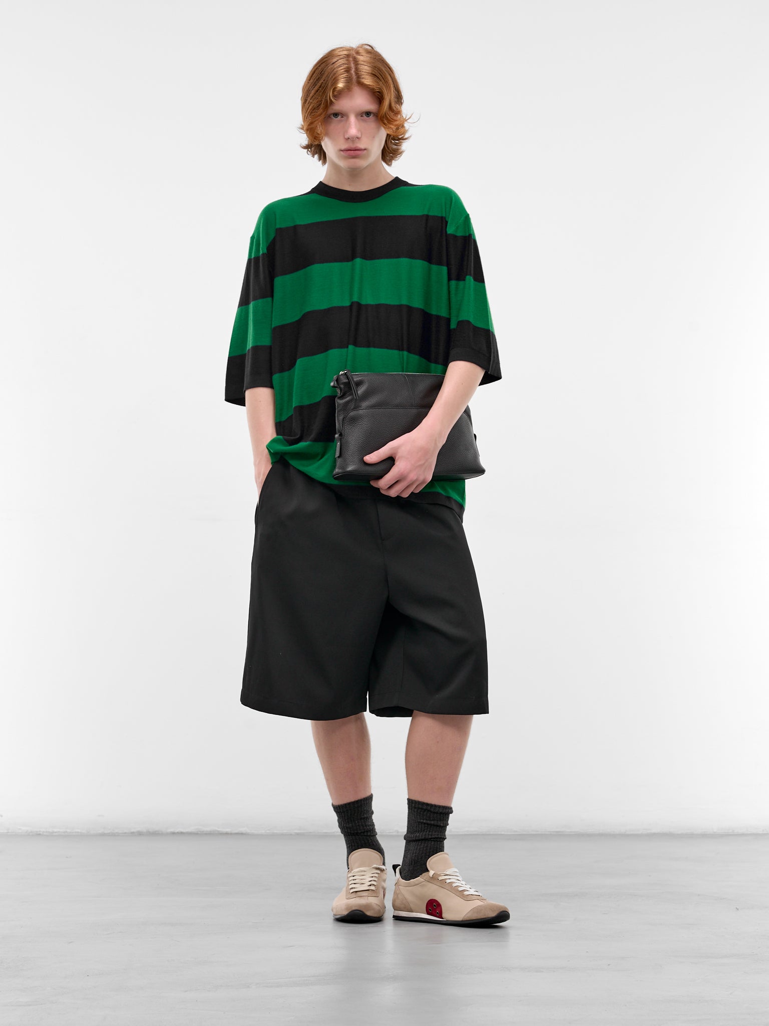 BOTTEGA VENETA Elastic Shorts | H.Lorenzo - styled