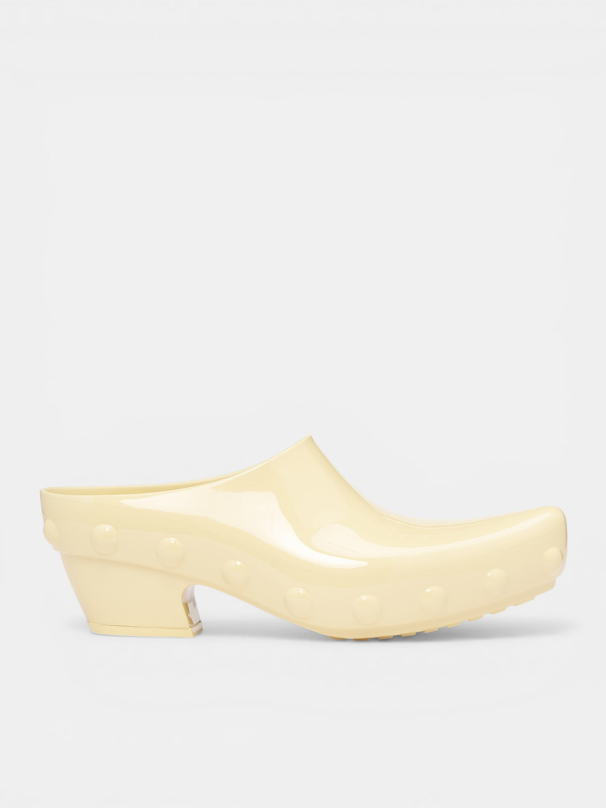 Butter Yellow Rubber Mule Clogs (868075V2AS0003-BUTTER-YELLOW)