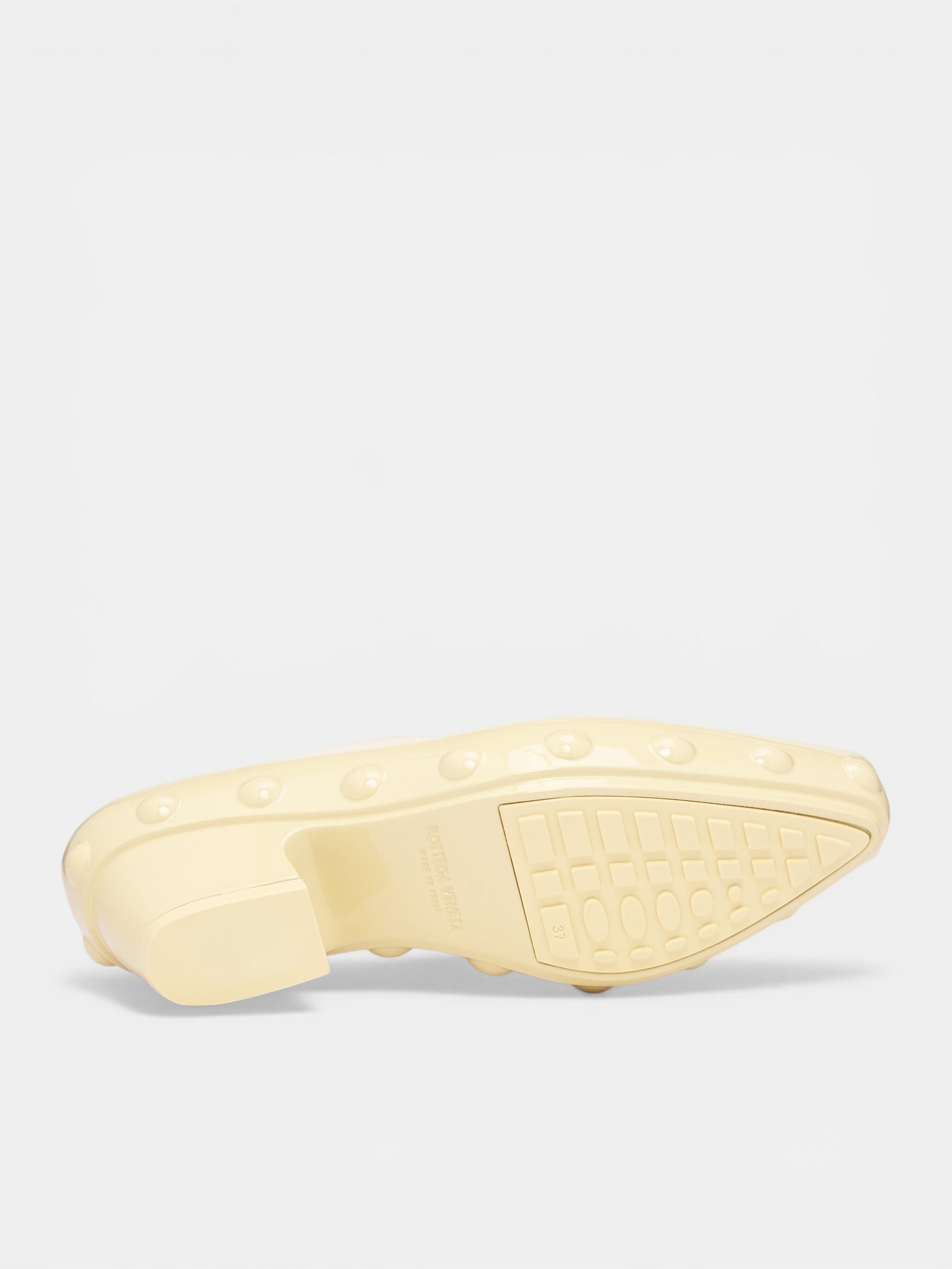 Butter Yellow Rubber Mule Clogs (868075V2AS0003-BUTTER-YELLOW)