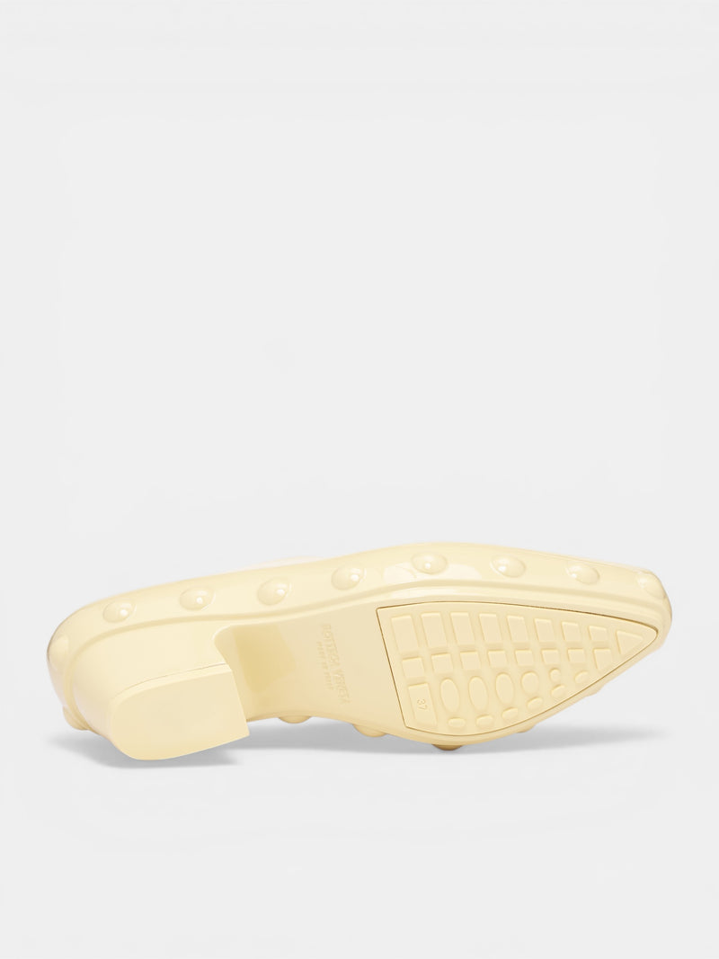 Butter Yellow Rubber Mule Clogs (868075V2AS0003-BUTTER-YELLOW)