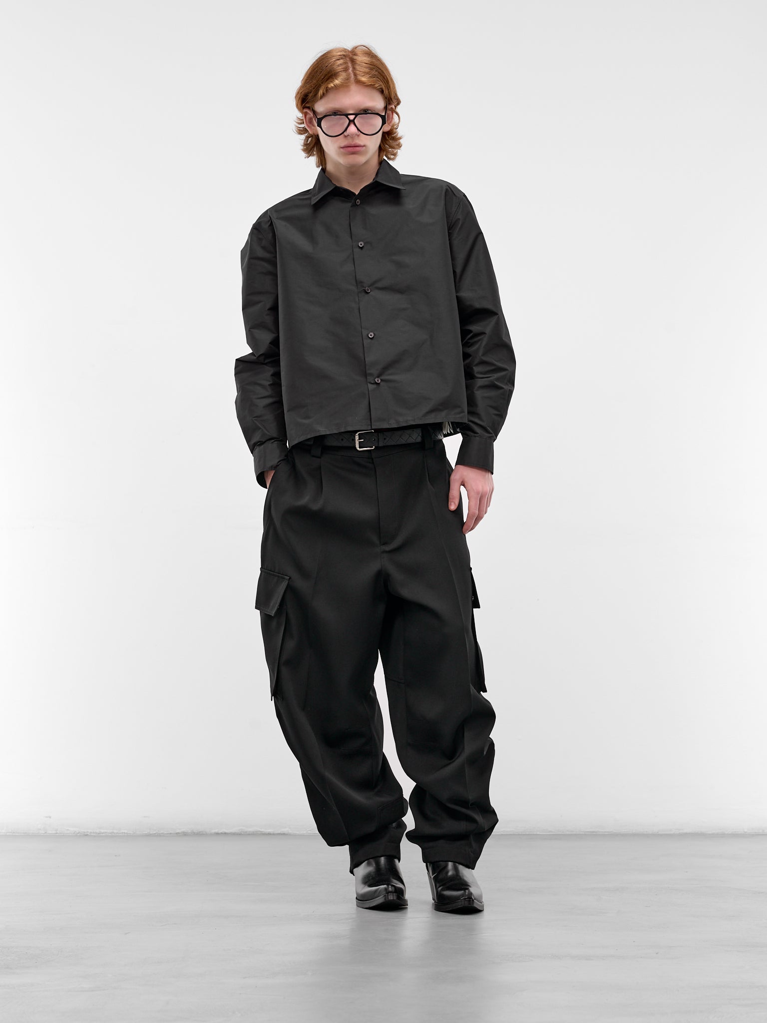 BOTTEGA VENETA Black Cargo Pants | H.Lorenzo - styled