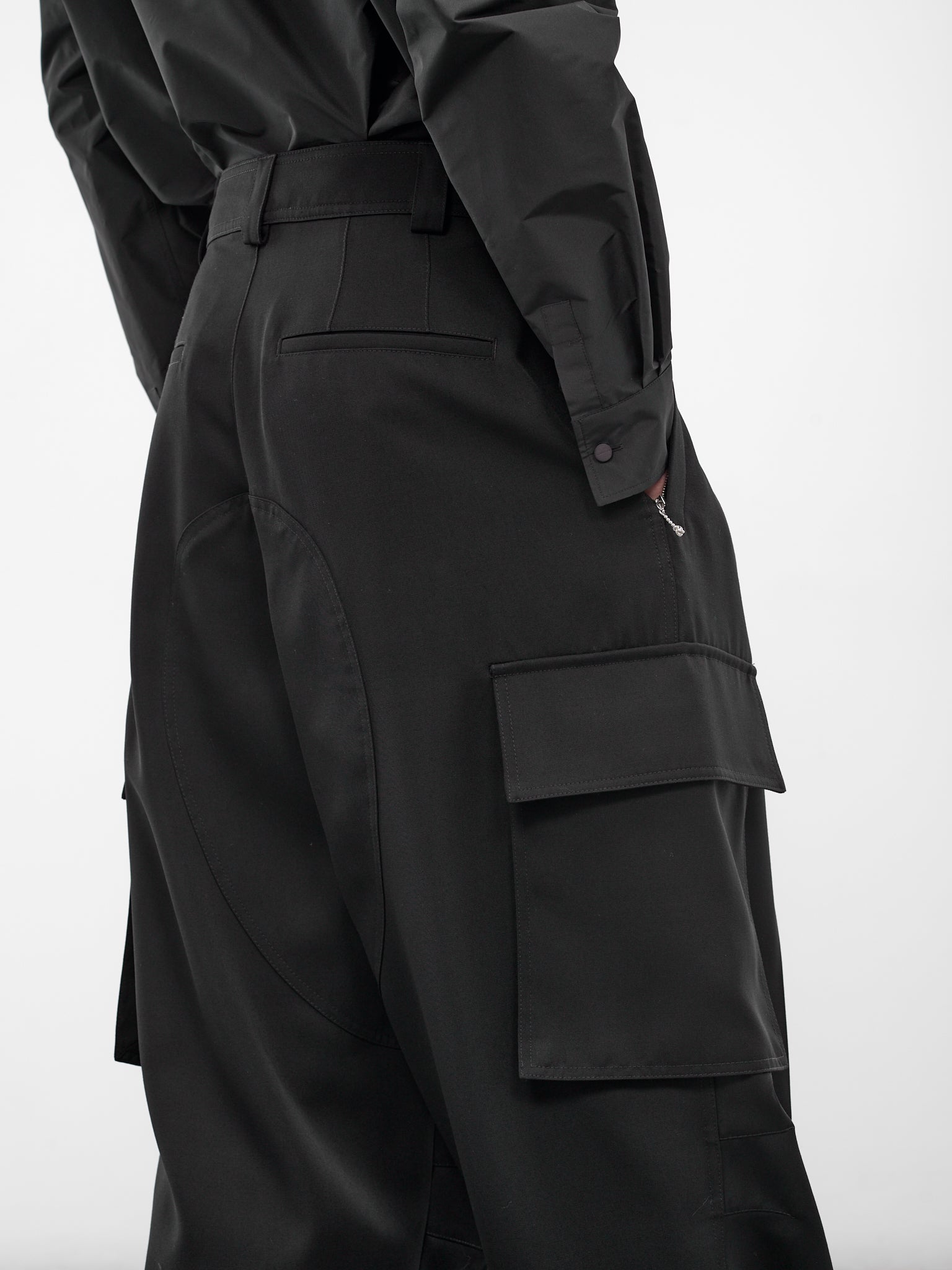 BOTTEGA VENETA Black Cargo Pants | H.Lorenzo - detail 2
