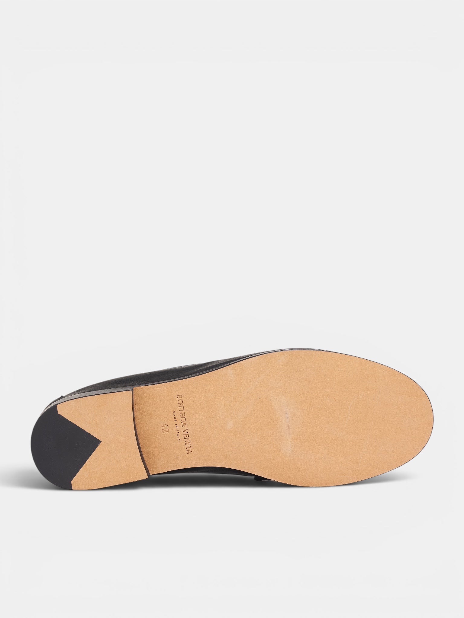Black Leather Intrecciato Loafers (876082VBSDO-1000-BLACK)