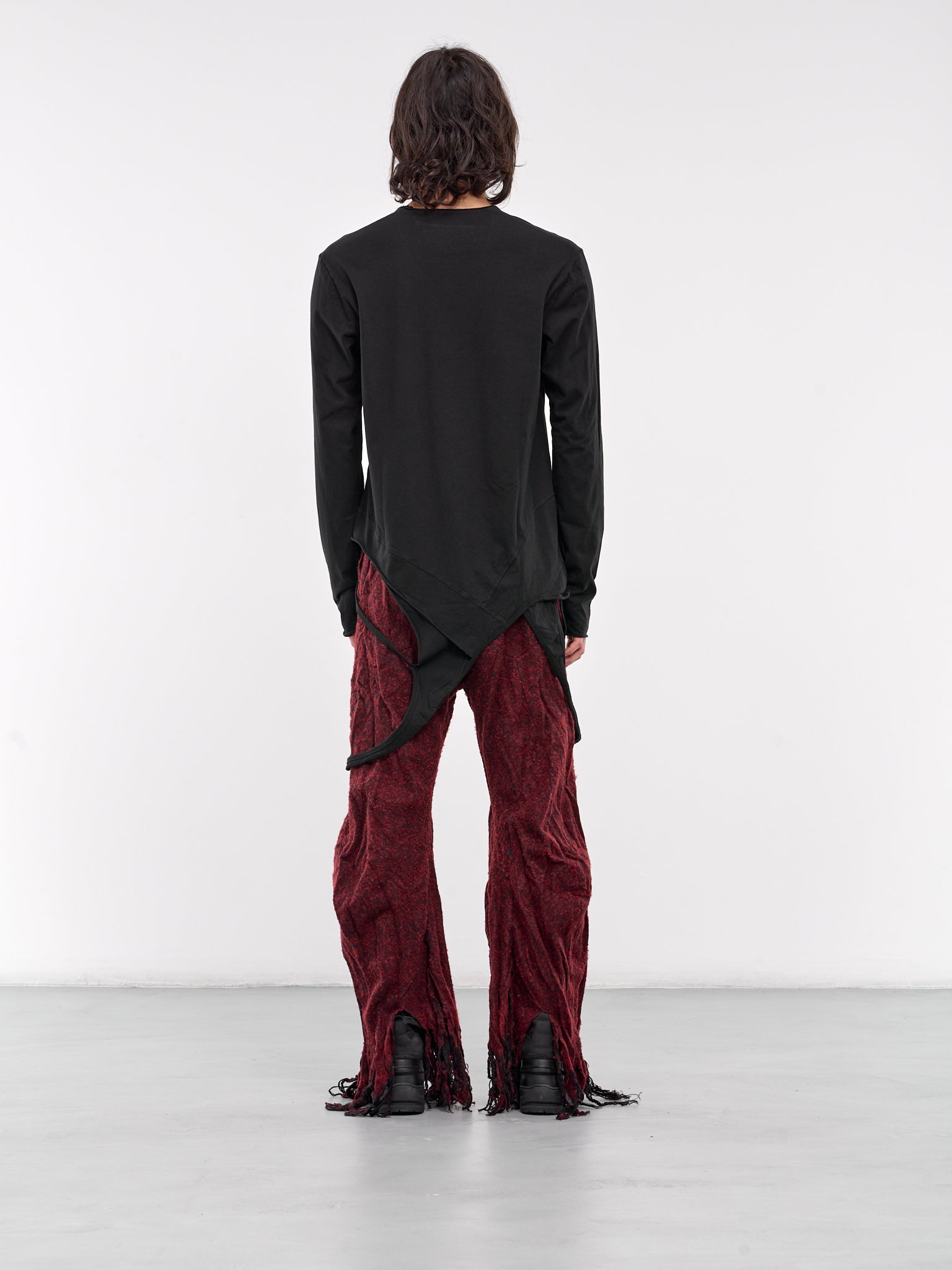 Deconstructed Long Sleeve Tee (877CUM3-BLACK)