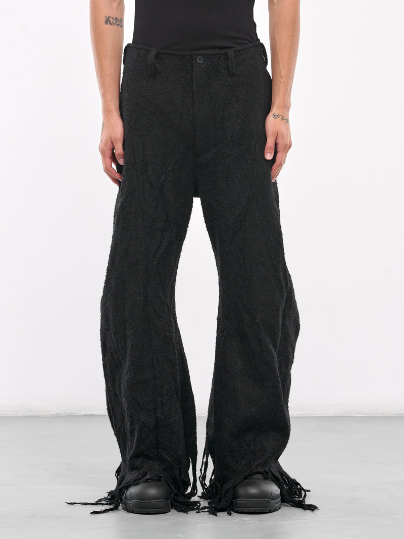 Wool-Mohair Trousers (877PAM6-BLACK)