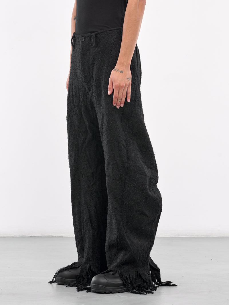 Wool-Mohair Trousers (877PAM6-BLACK)