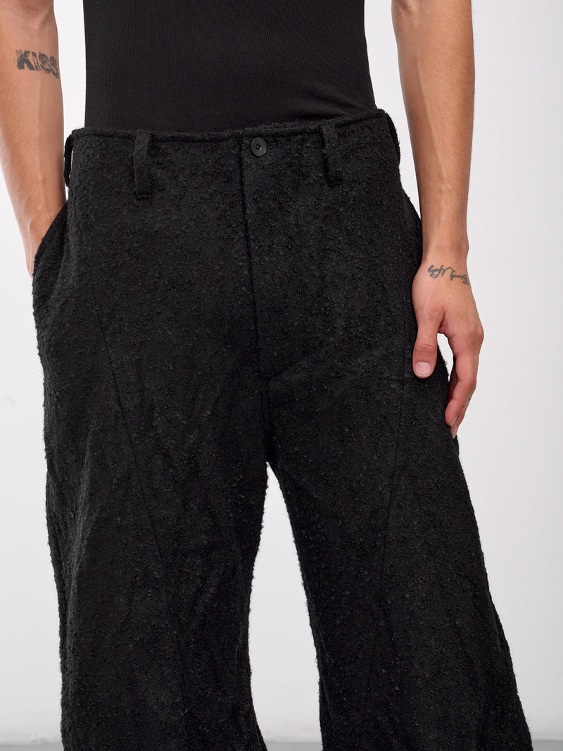 Wool-Mohair Trousers (877PAM6-BLACK)