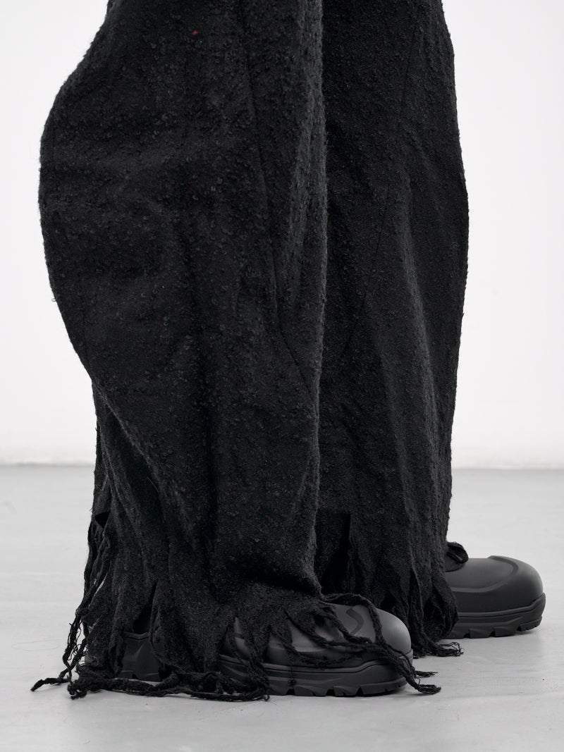 Wool-Mohair Trousers (877PAM6-BLACK)