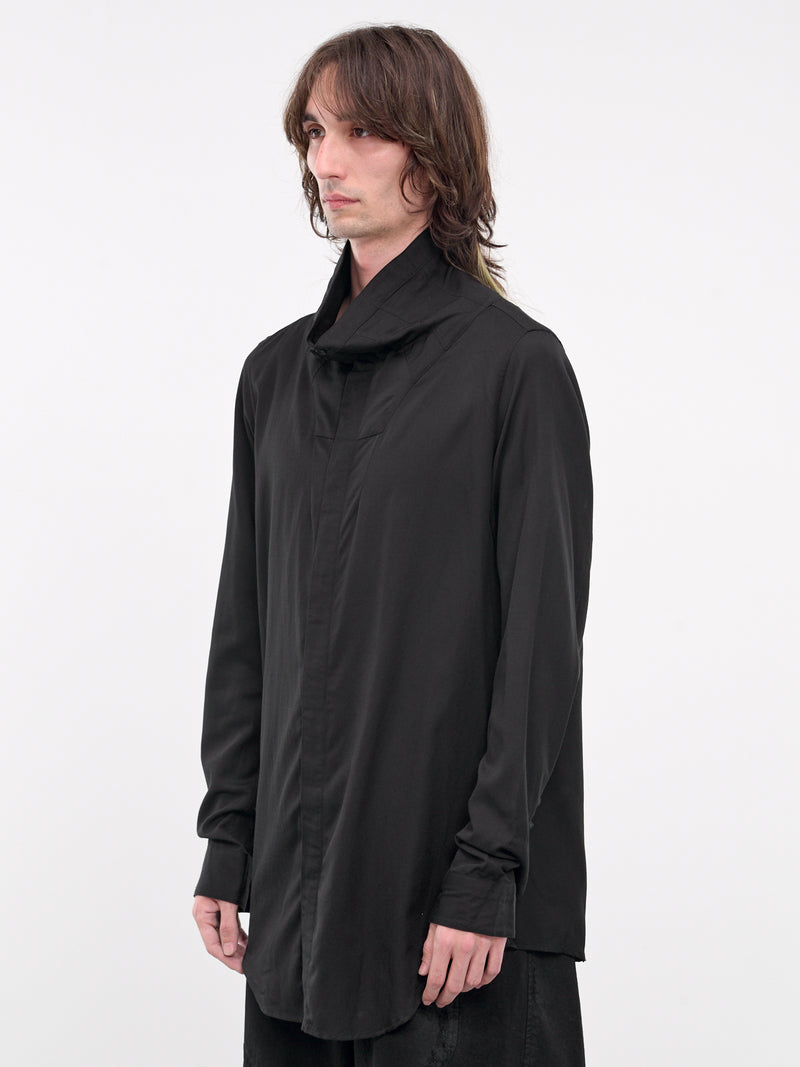 High Neck Shirt (879SHM3-BLACK)