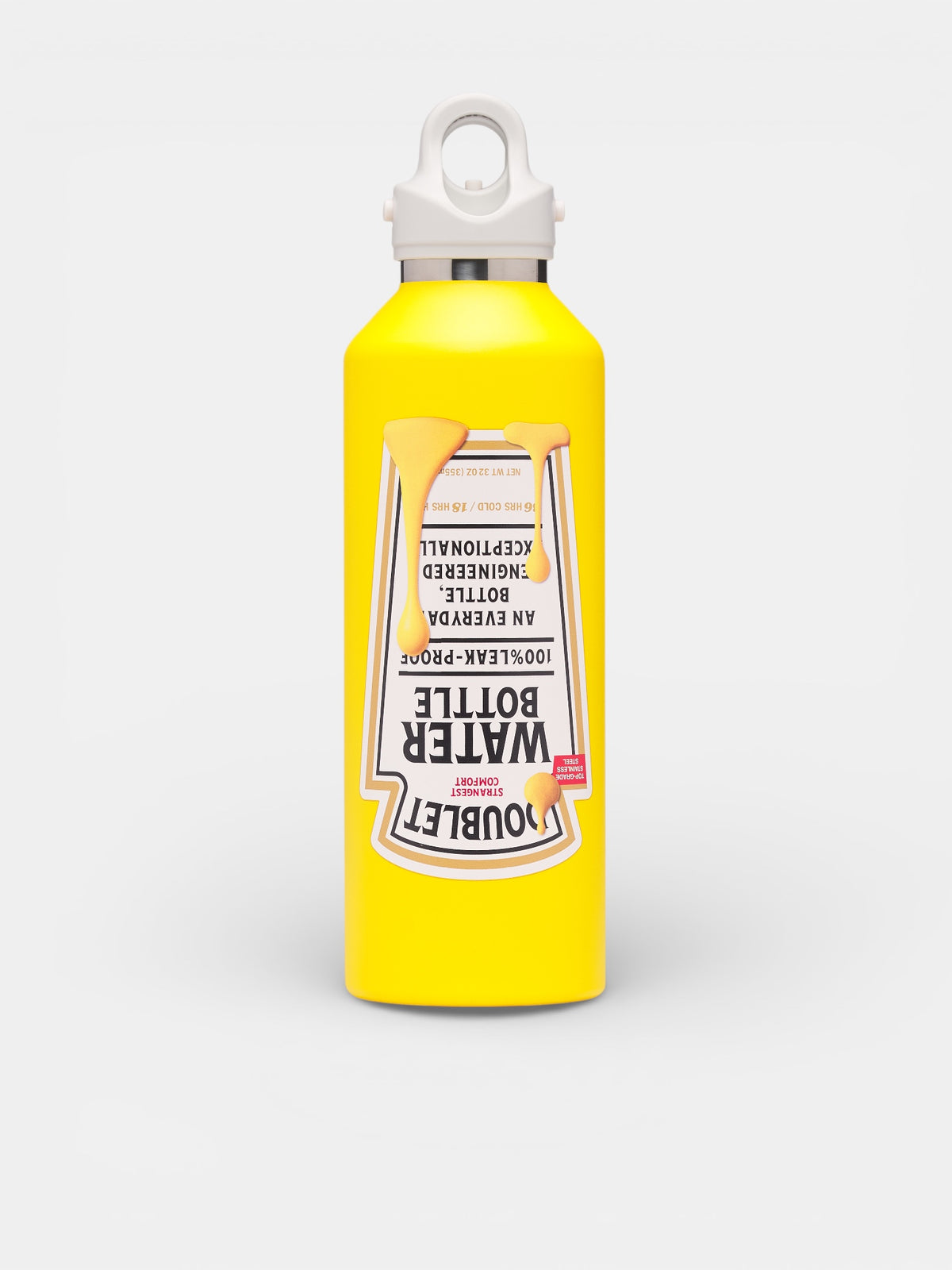 Large Steel Mustard Water Bottle (87AC40-YELLOW)
