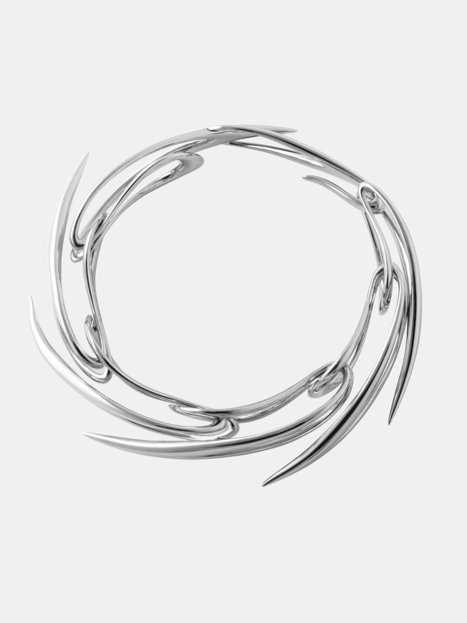Large V Necklace (8BJ0069006-PALADIUM)