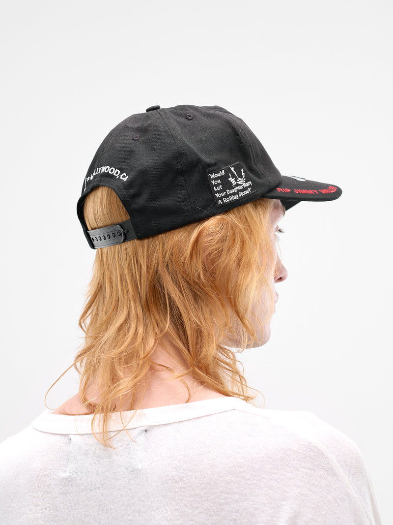 Paly x Rolling Stones Logo Hat (8U001Q2021VBK-BLACK)