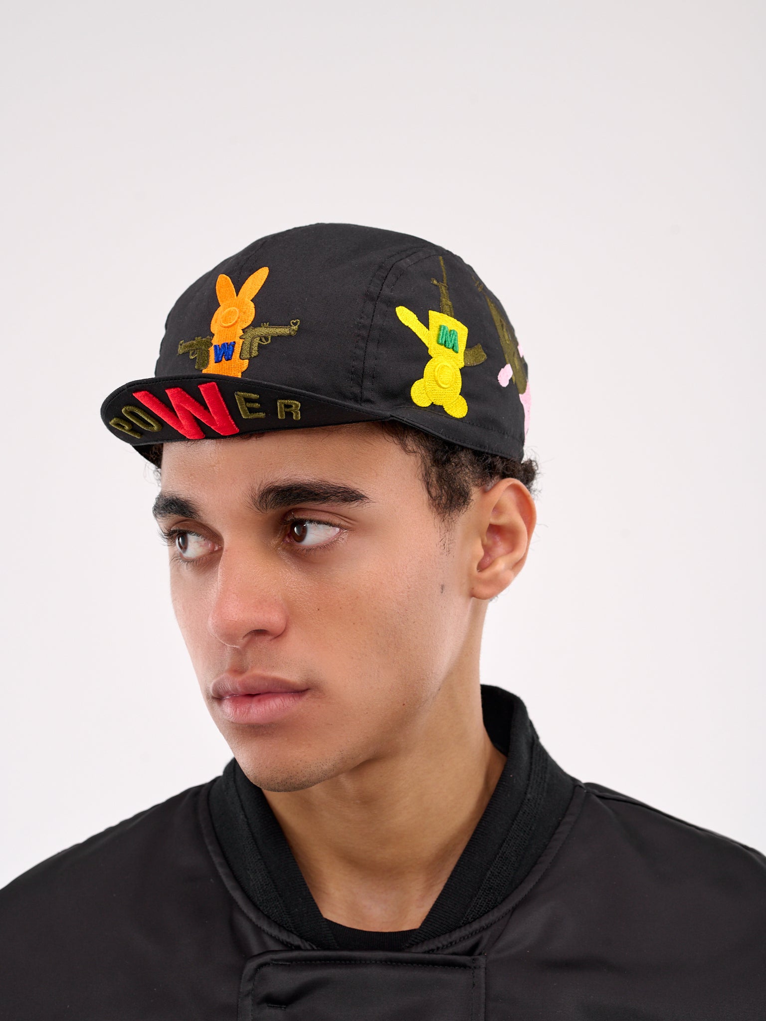 Embroidered Cap (9003-COMB-I-BLACK)