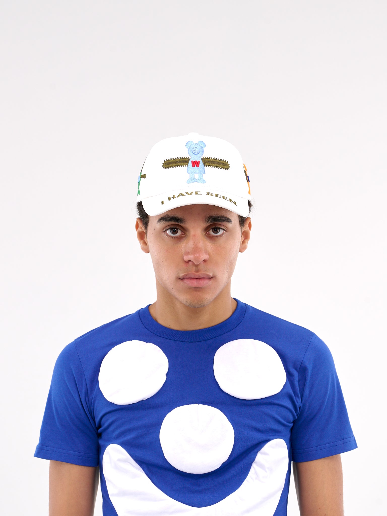 Embroidered Cap (9004-COMB-I-STAR-WHITE)