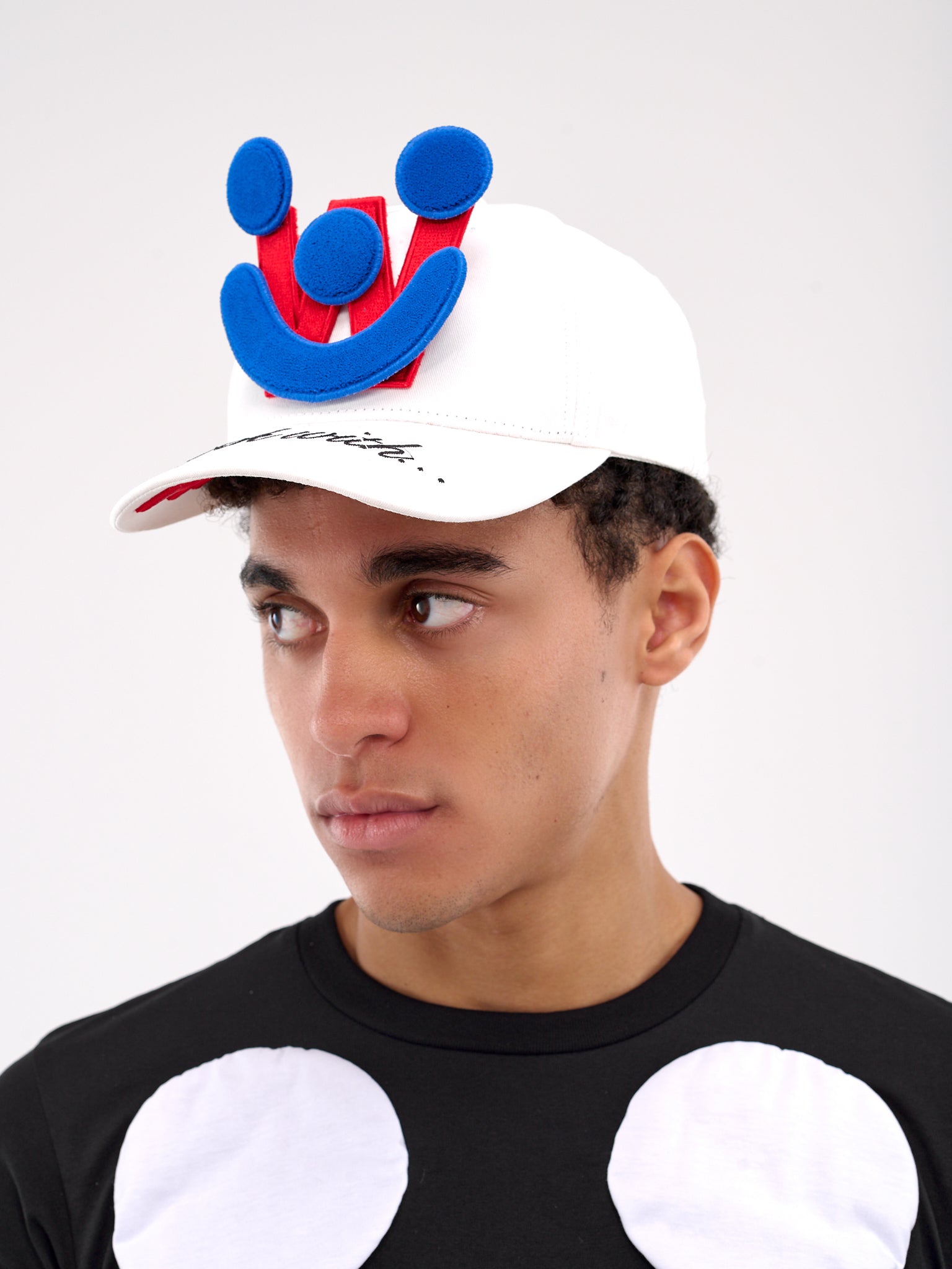 3D Embroidered Cap (9006-COMB-I-WHITE)