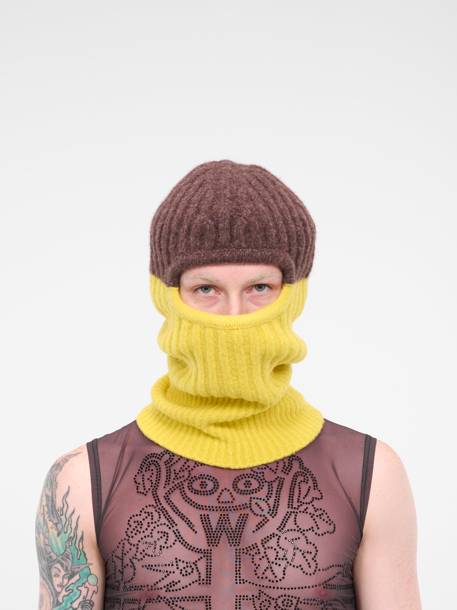 Knit Balaclava (9013-COM-II-DARK-BROWN)